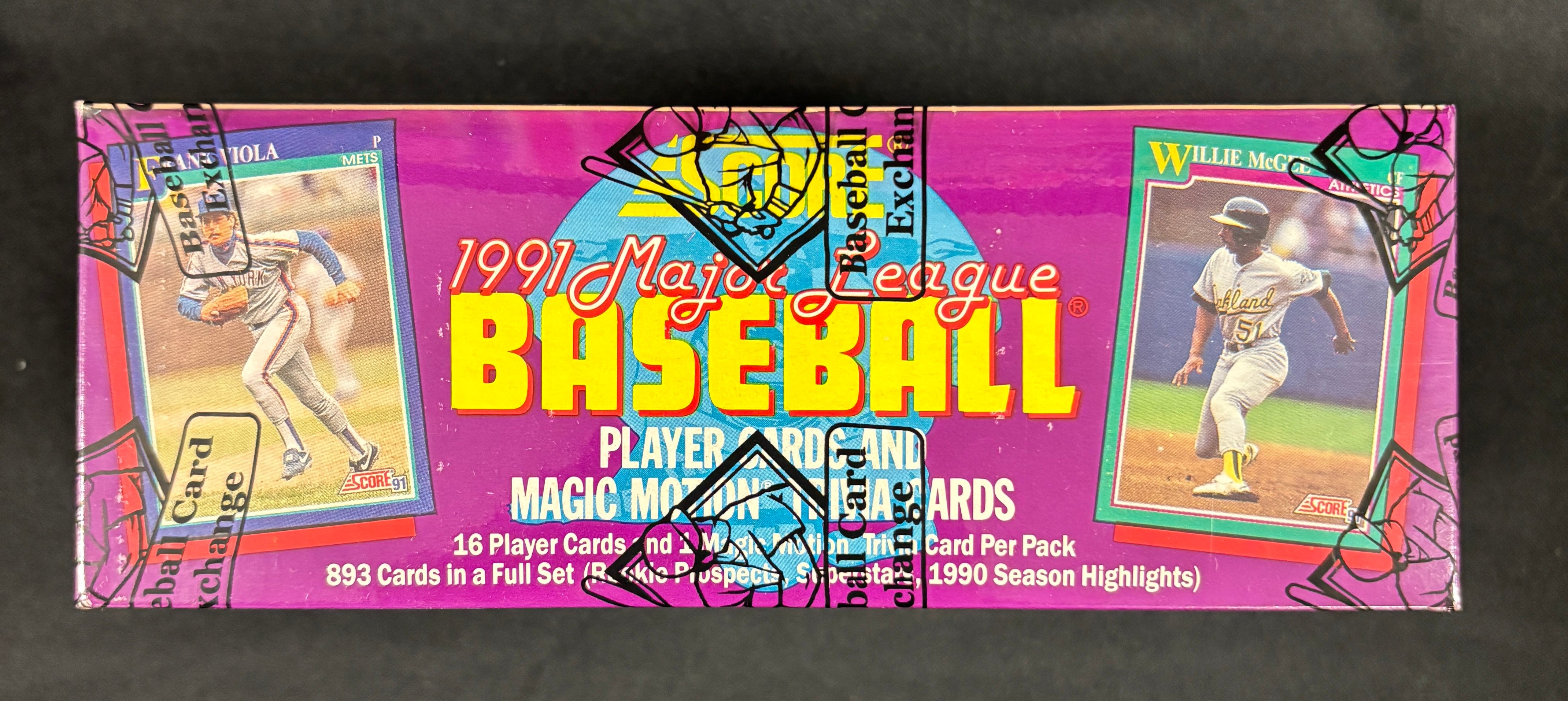 1991 Score Series Two Baseball Box BBCE Wrapped/Sealed FASC