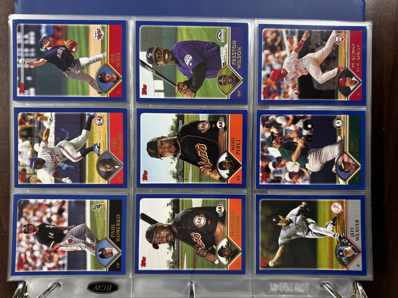 2003 Topps Baseball Complete Set (721) Ichiro Mauer RC