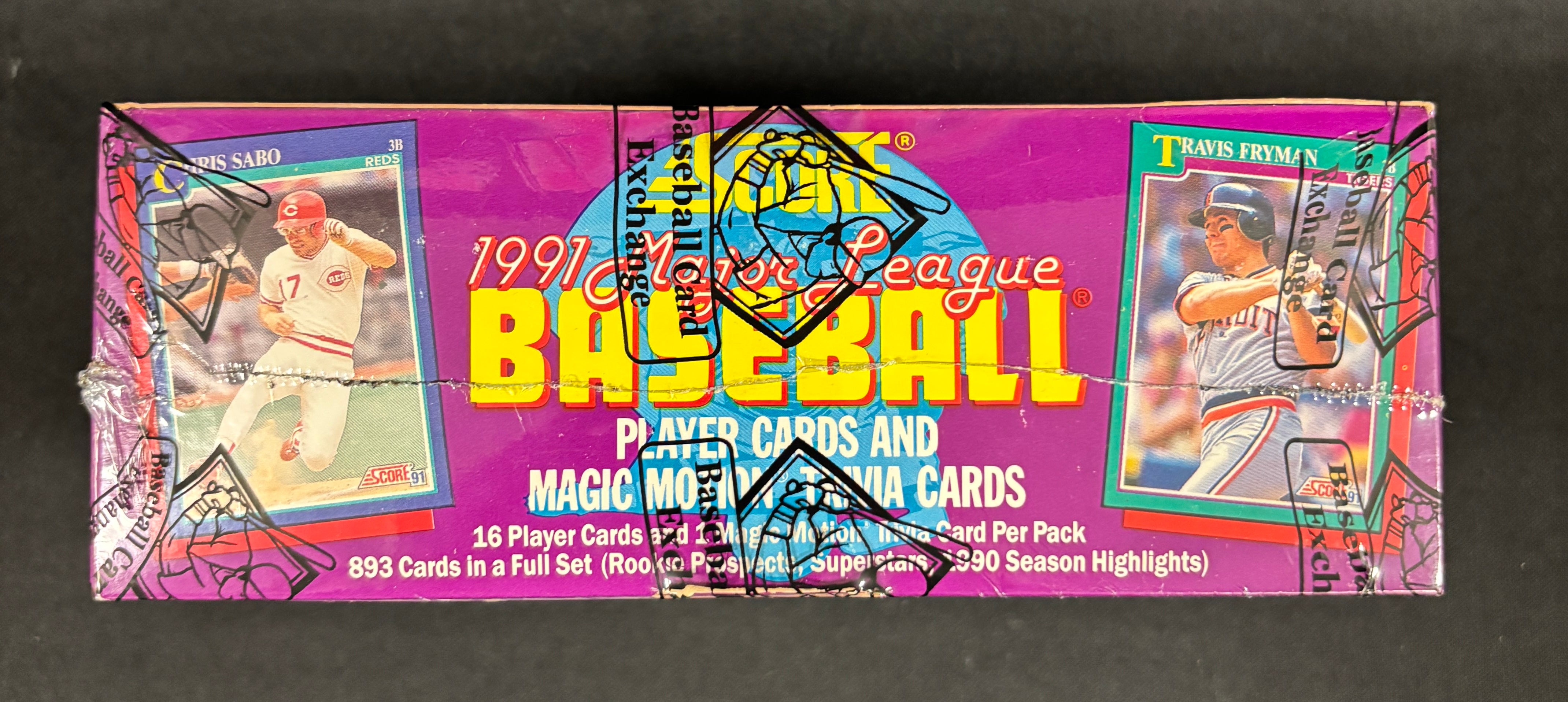 1991 Score Series Two Baseball Box BBCE Wrapped/Sealed