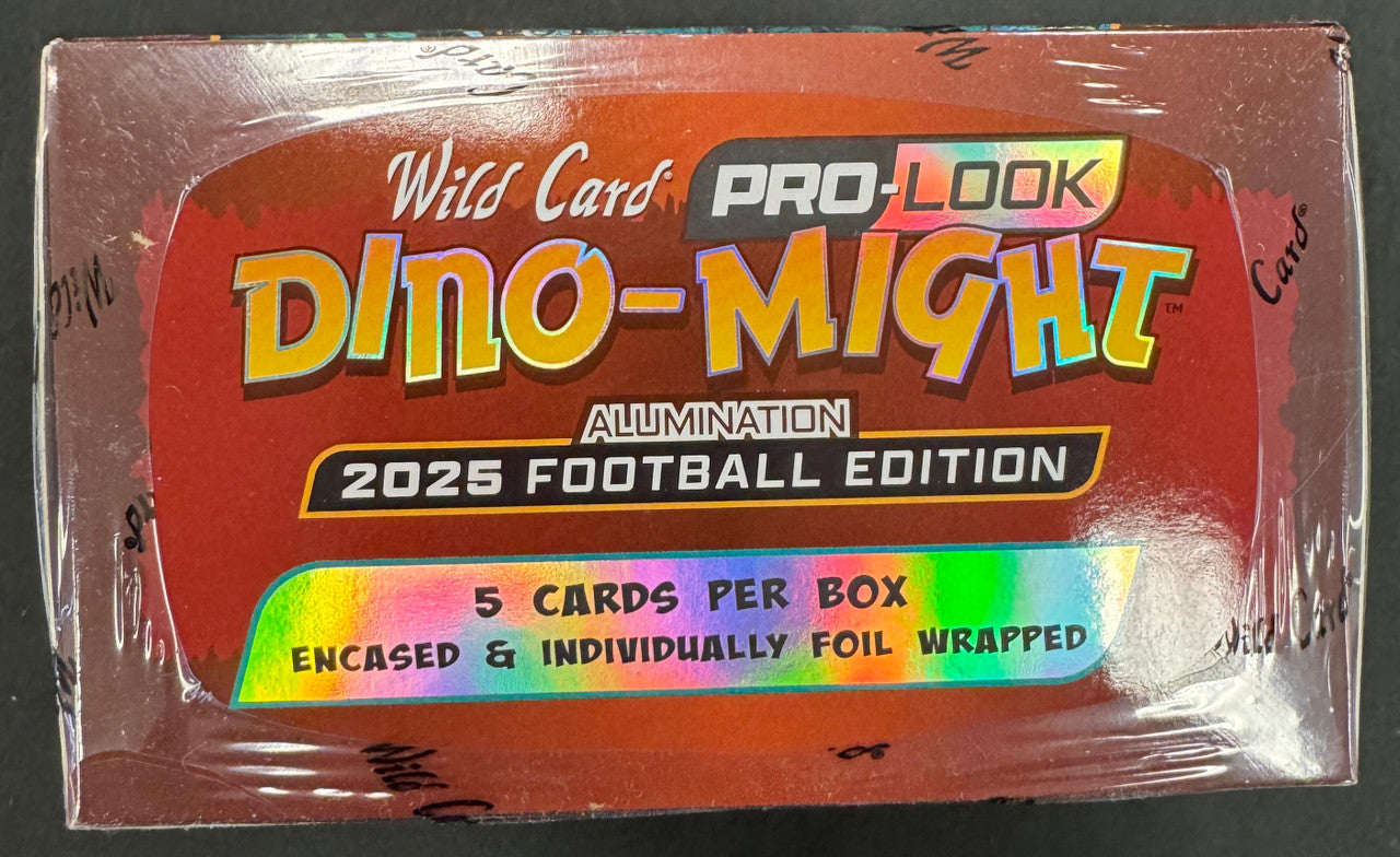 2025 Wild Card Alumination Pro-Look Dino-Might Football Hobby Box