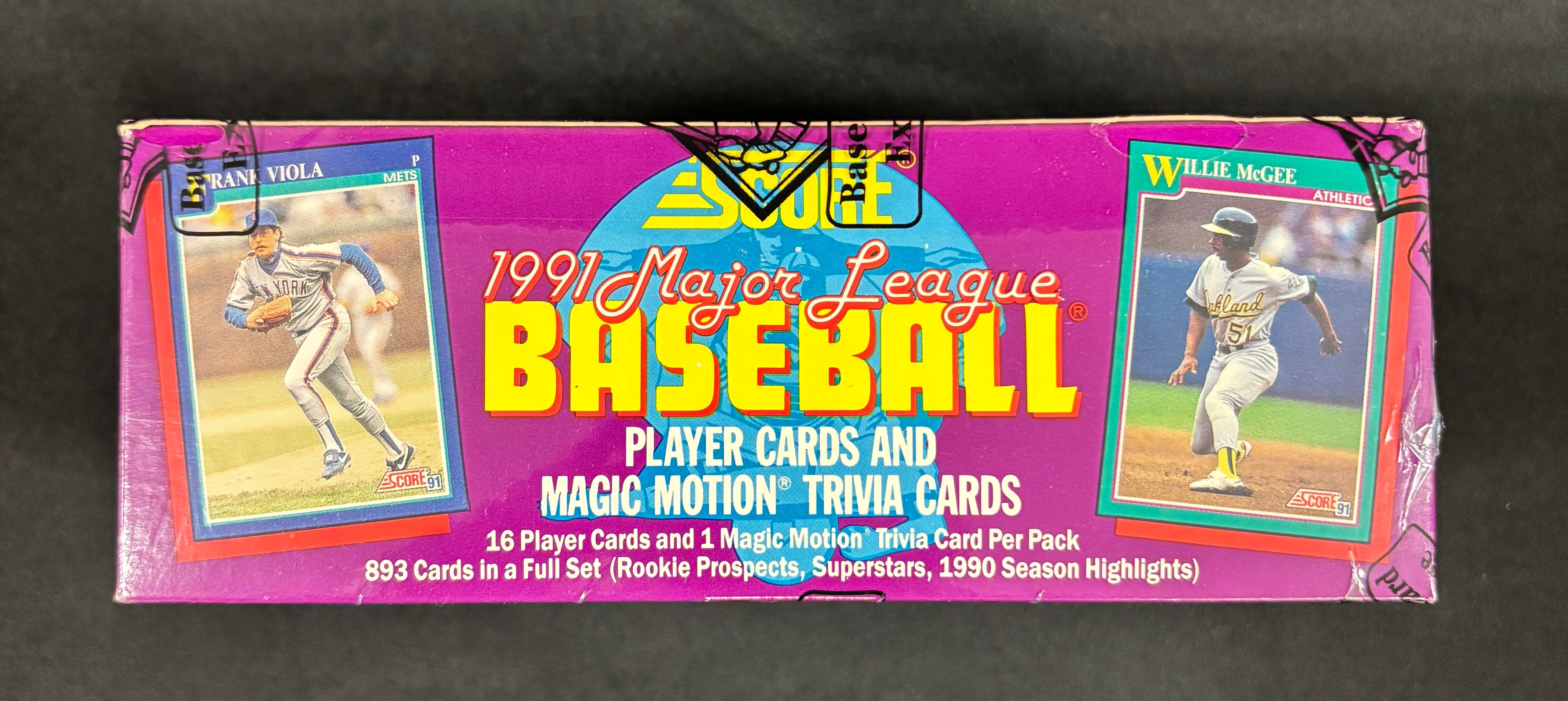 1991 Score Series Two Baseball Box BBCE Wrapped/Sealed