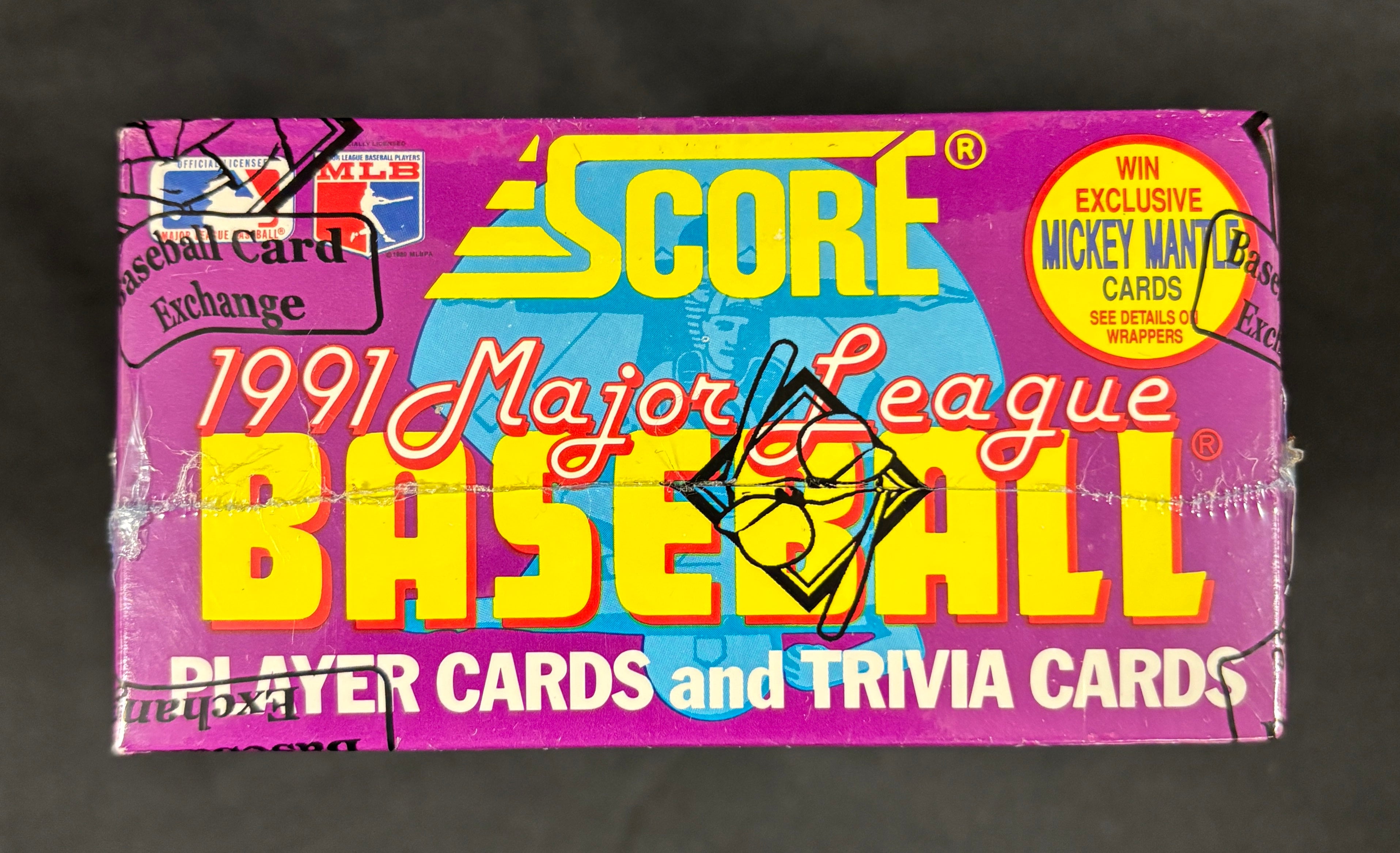 1991 Score Series Two Baseball Box BBCE Wrapped/Sealed