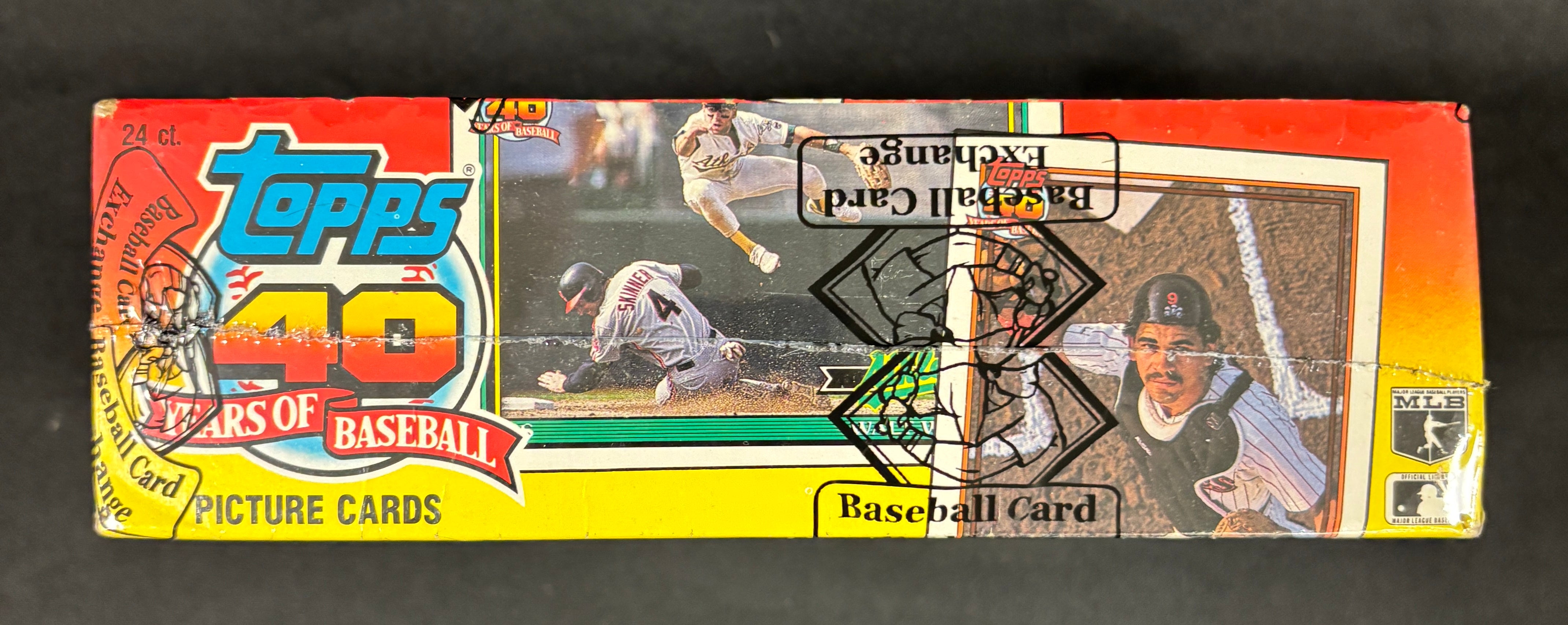1991 Topps Baseball Cello Box BBCE Wrapped/Sealed