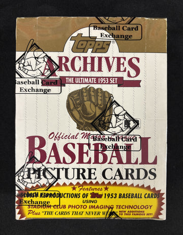 1991 Topps Archives Baseball Box (1953 Topps) BBCE Wrapped/Sealed