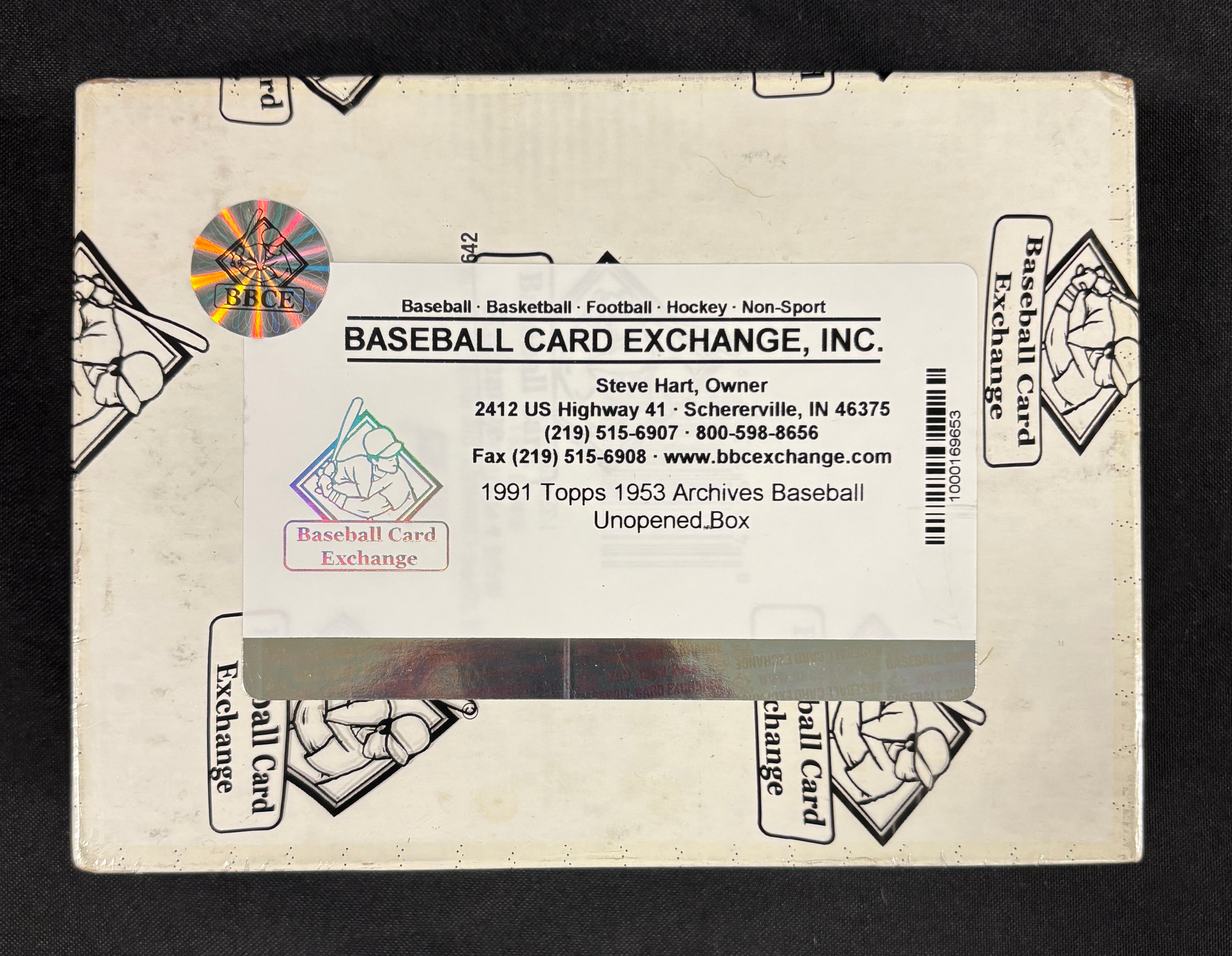 1991 Topps Archives Baseball Box (1953 Topps) BBCE Wrapped/Sealed