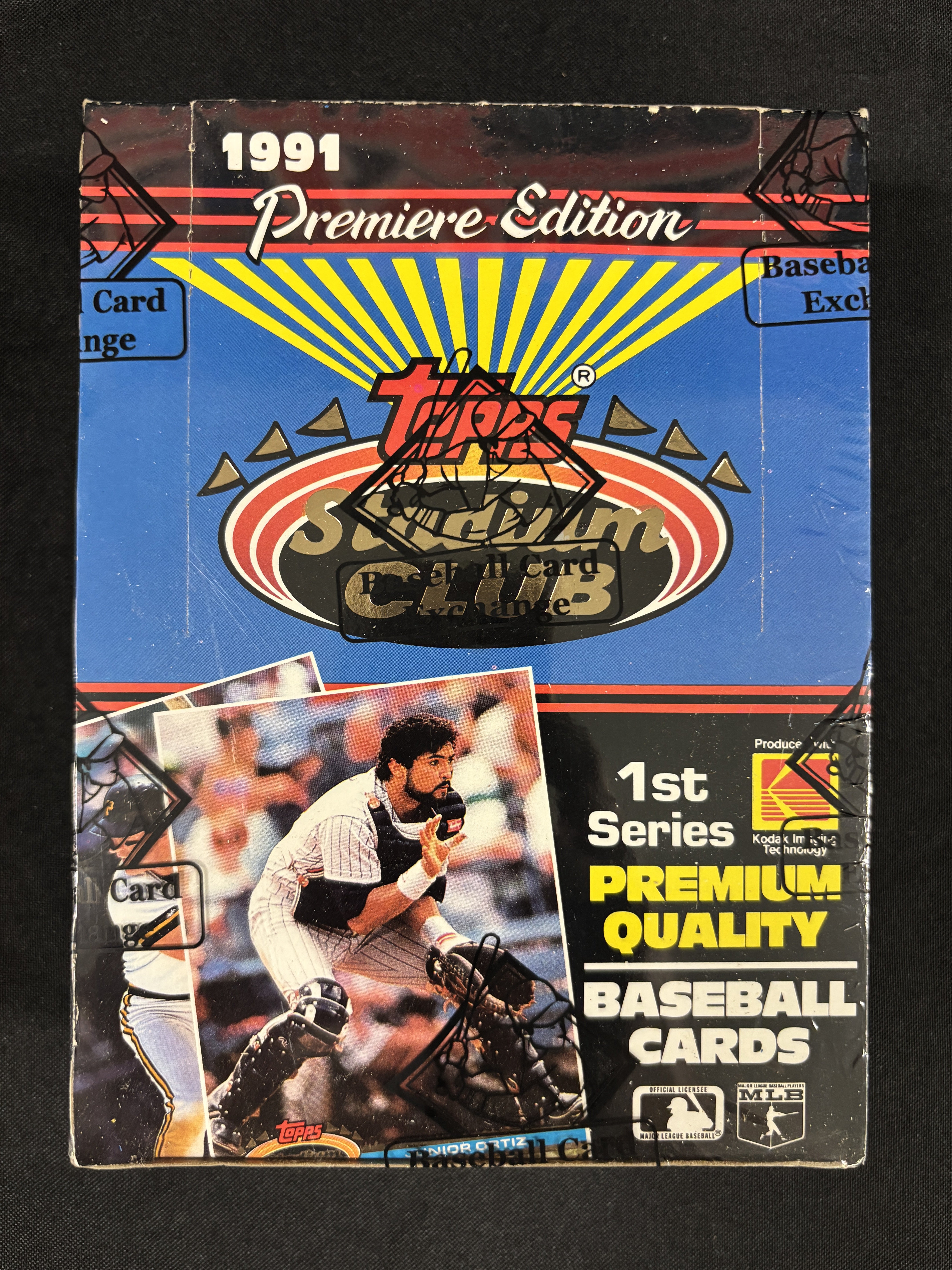 1991 Topps Stadium Club Series One Baseball Box BBCE Wrapped/Sealed FASC