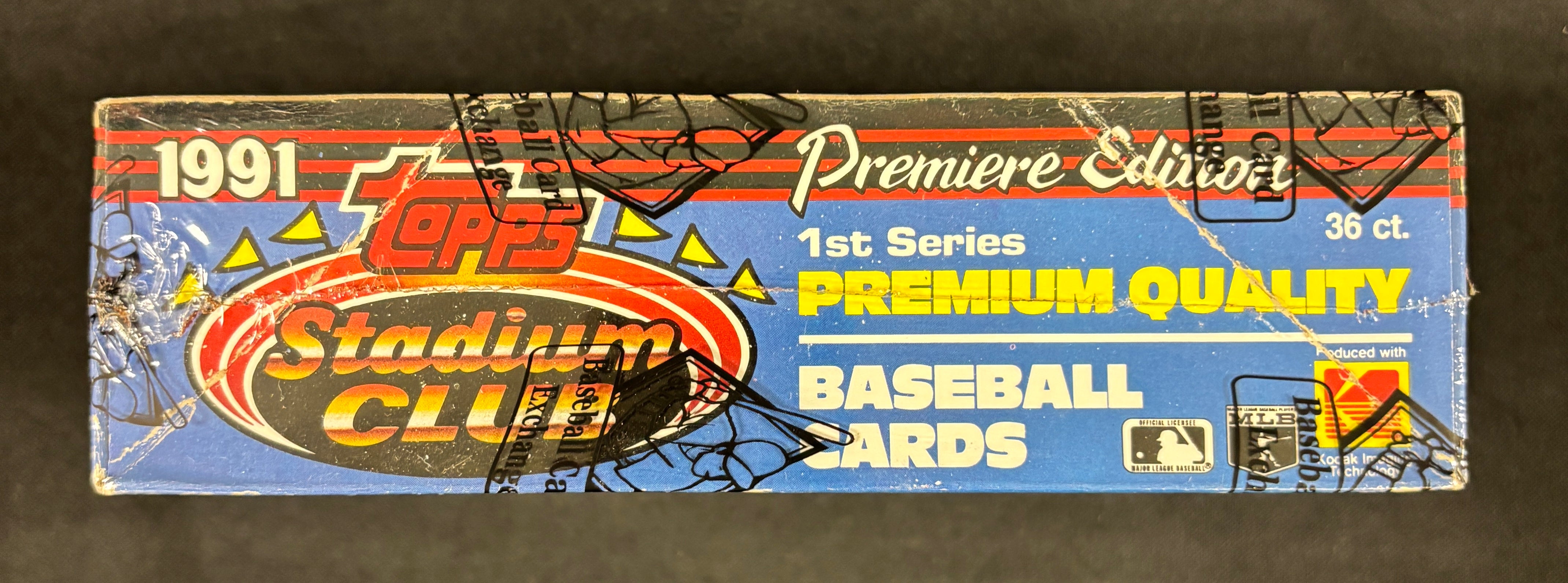 1991 Topps Stadium Club Series One Baseball Box BBCE Wrapped/Sealed FASC