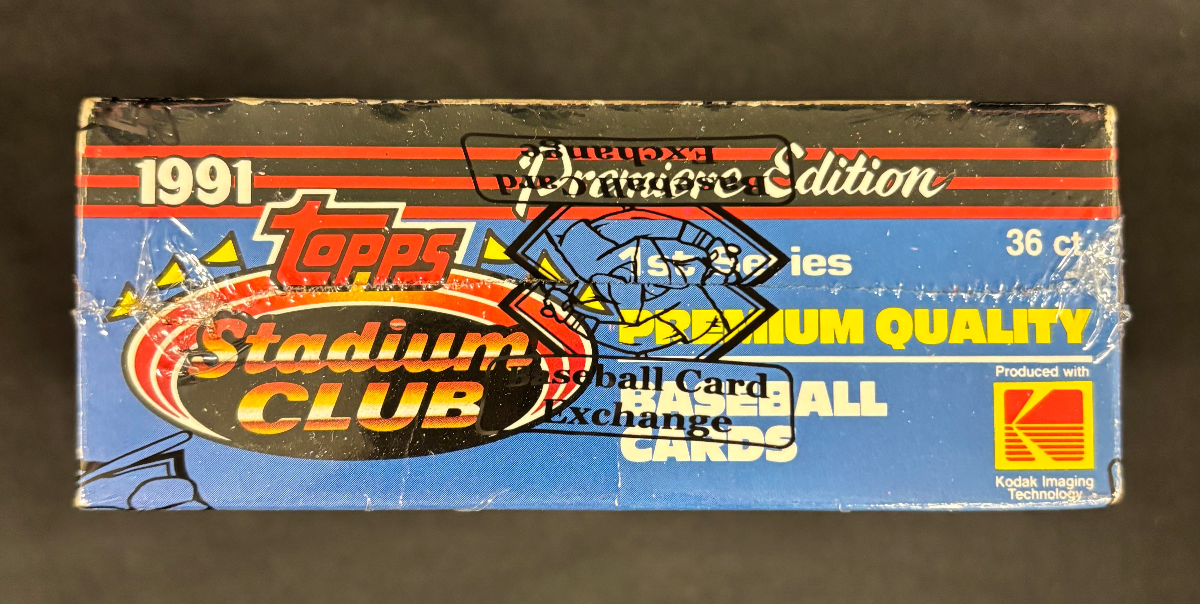 1991 Topps Stadium Club Series One Baseball Box BBCE Wrapped/Sealed FASC