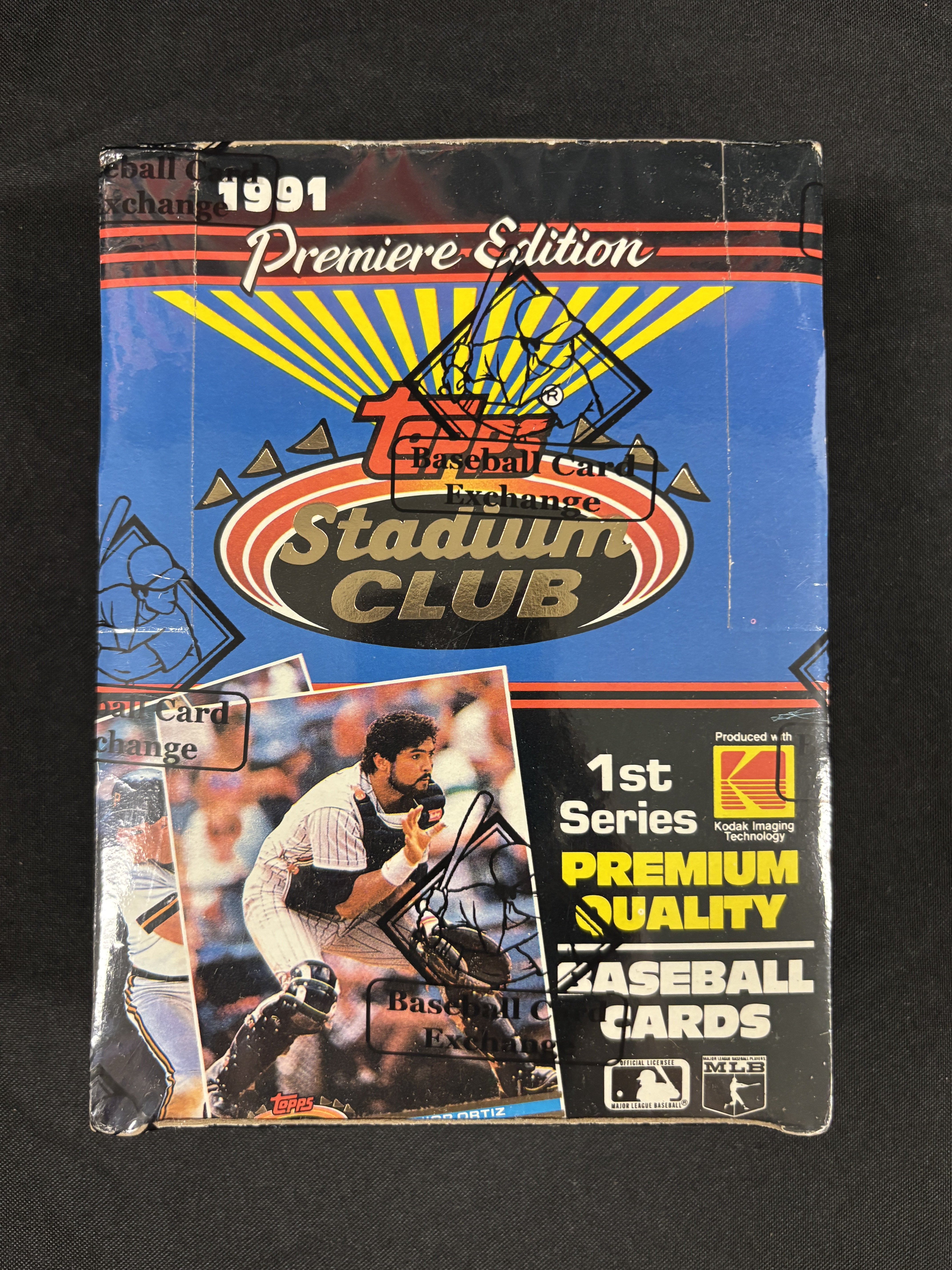1991 Topps Stadium Club Series One Baseball Box BBCE Wrapped/Sealed