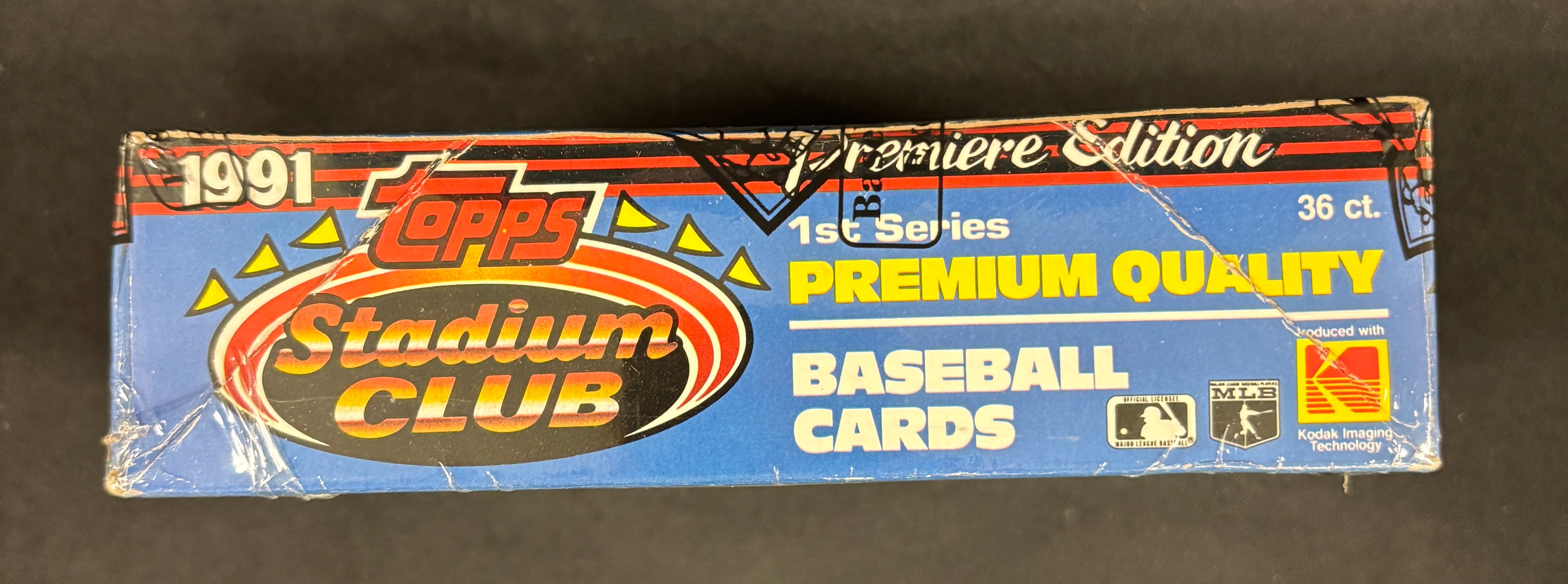 1991 Topps Stadium Club Series One Baseball Box BBCE Wrapped/Sealed