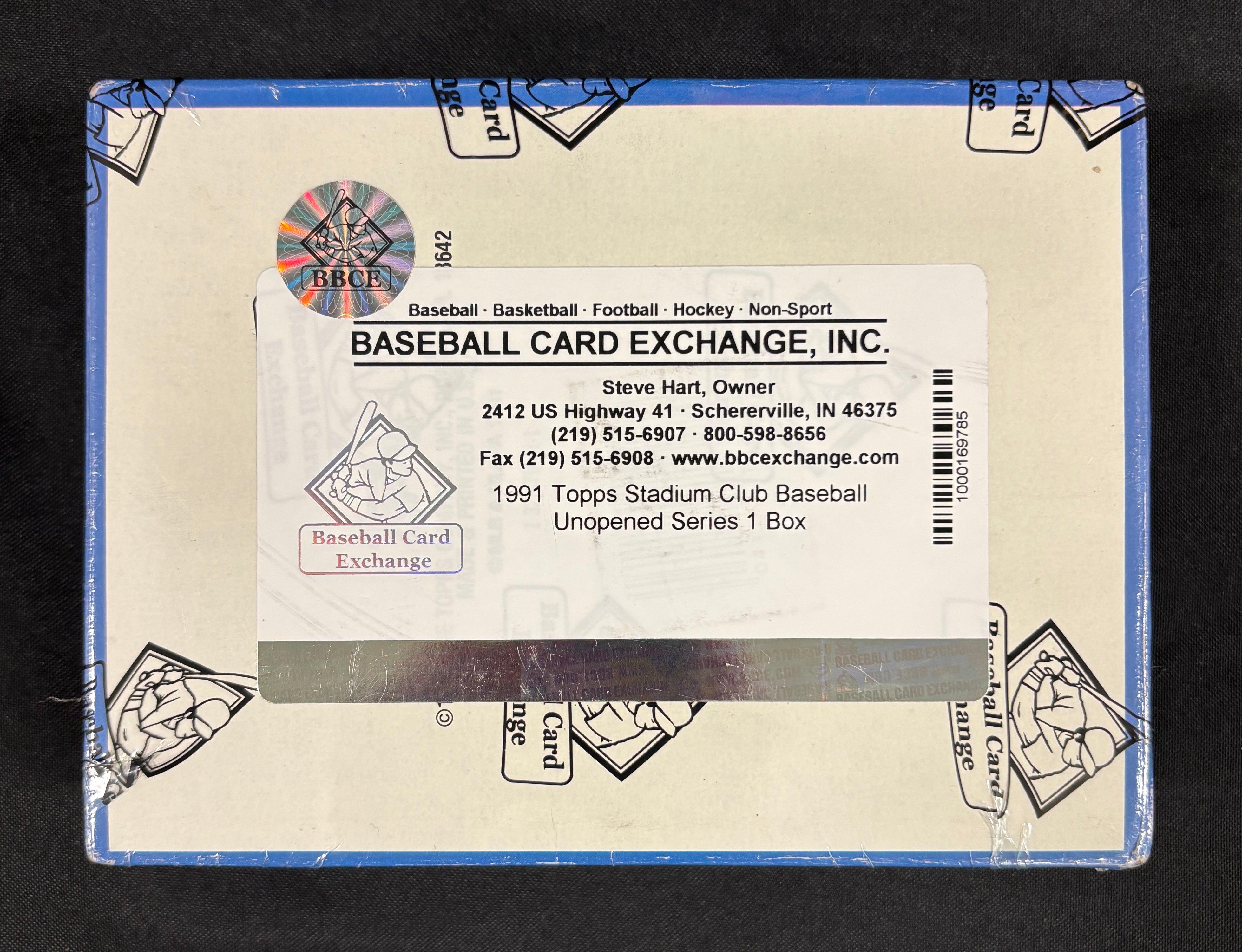 1991 Topps Stadium Club Series One Baseball Box BBCE Wrapped/Sealed