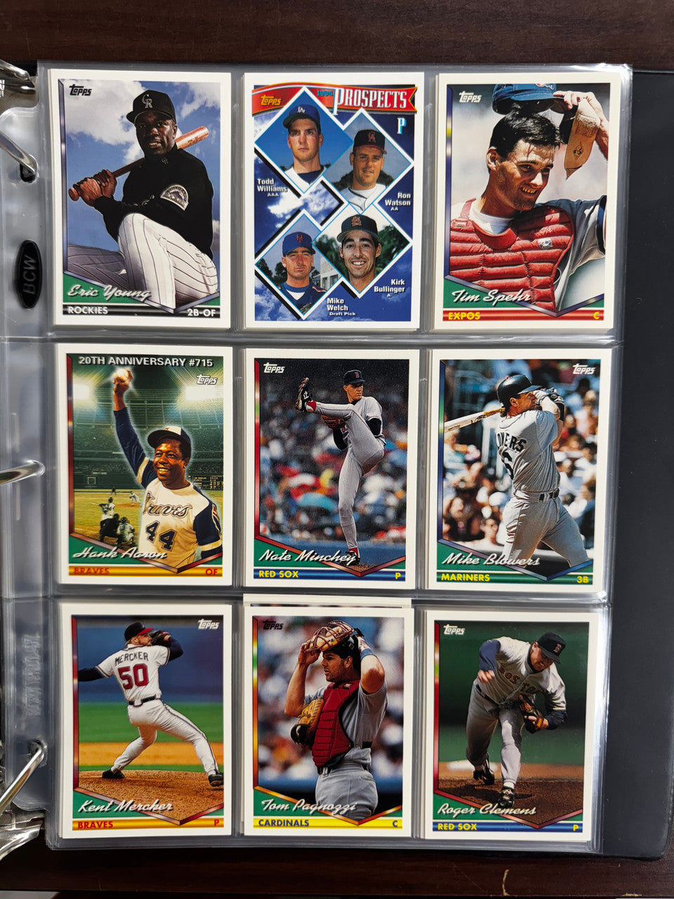 1994 Topps Baseball Complete Set (792) Derek Jeter