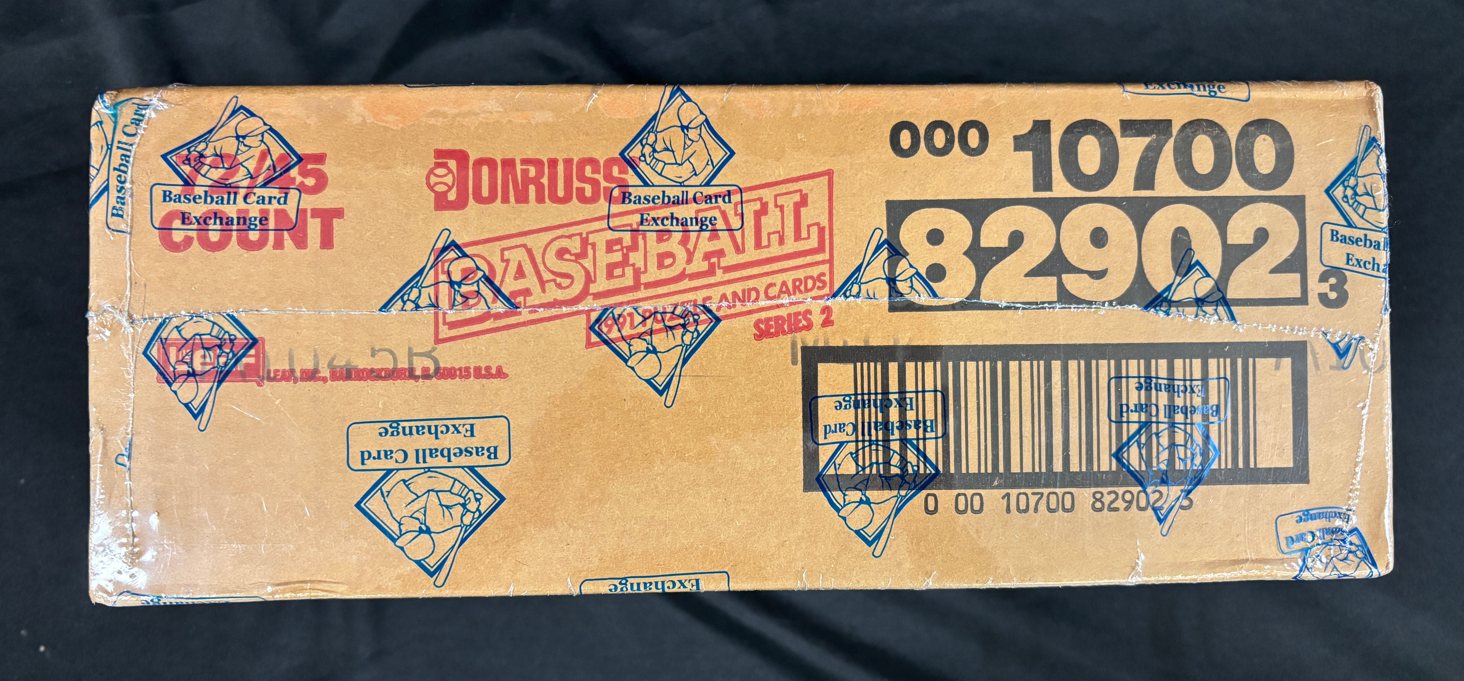 1991 Donruss Series 2 Baseball Rack Case Factory Sealed BBCE Wrapped