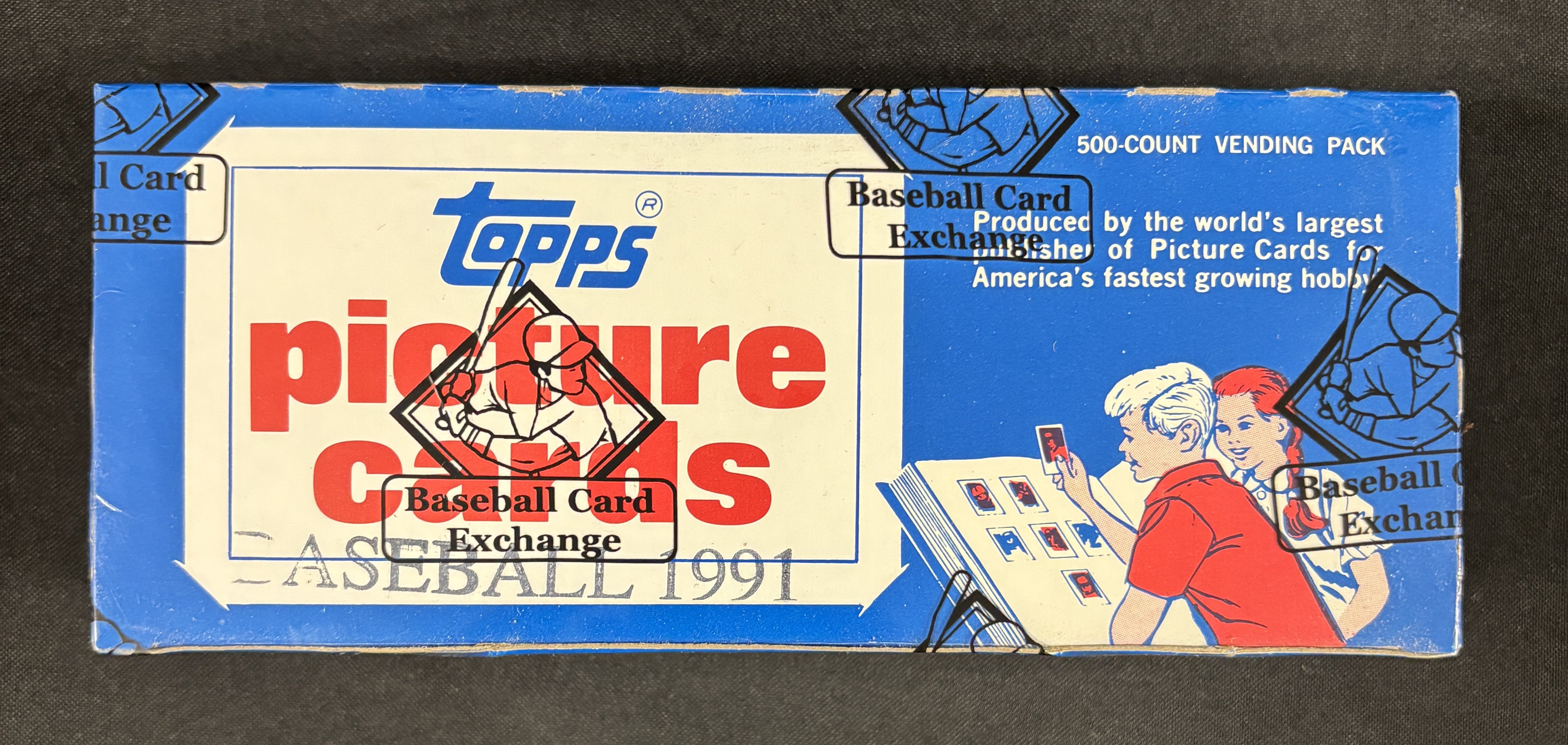 1991 Topps Baseball Vending Box BBCE Wrapped/Sealed FASC