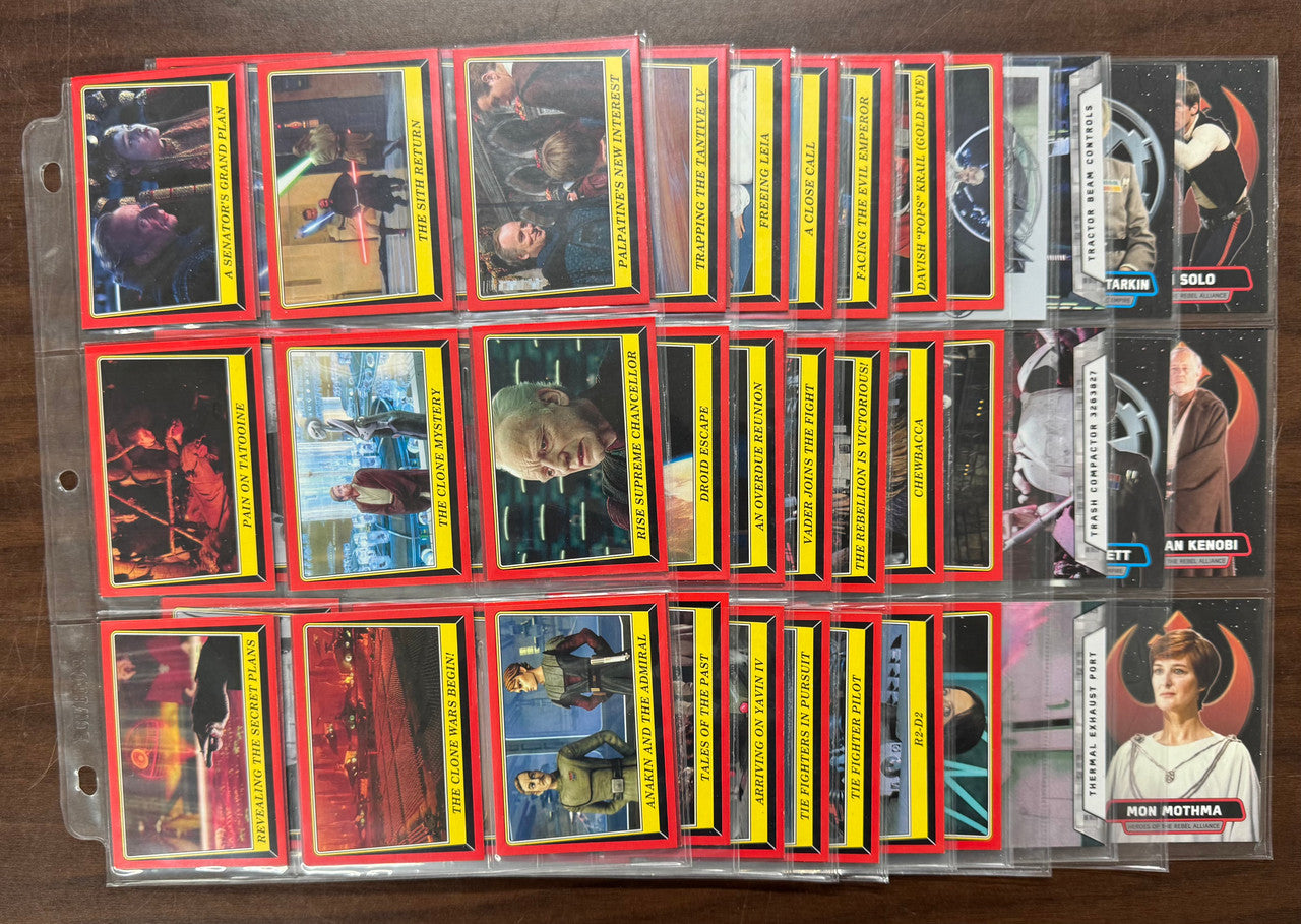 2016 Topps Star Wars Rogue One Mission Briefing Complete Set (110) W/ Inserts