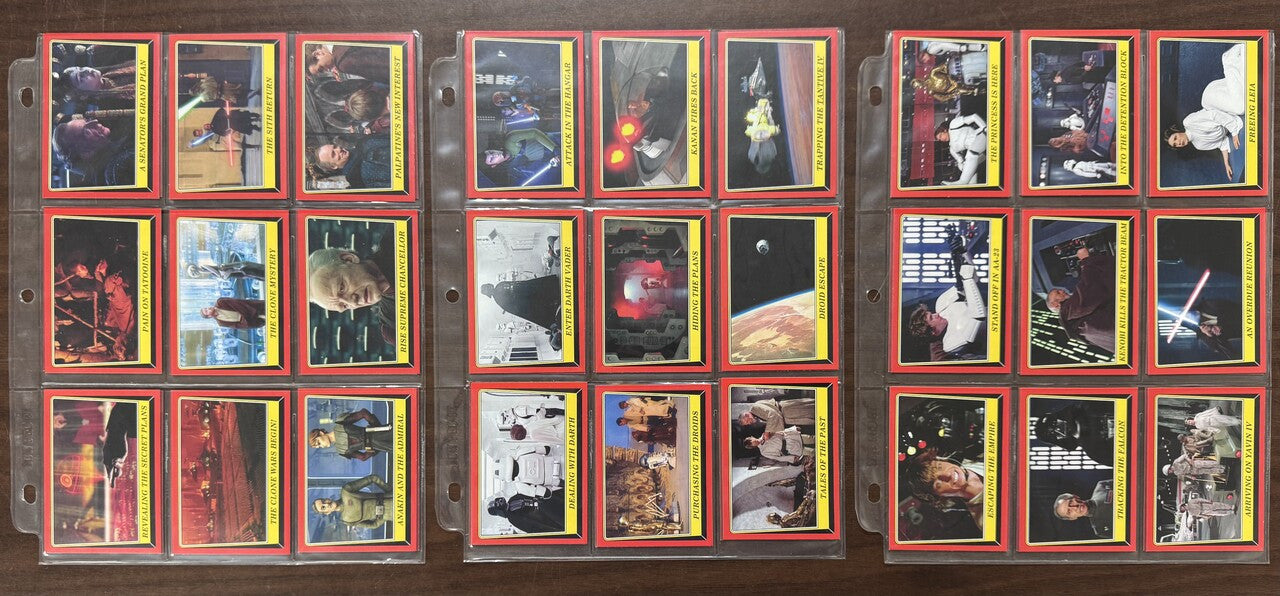 2016 Topps Star Wars Rogue One Mission Briefing Complete Set (110) W/ Inserts