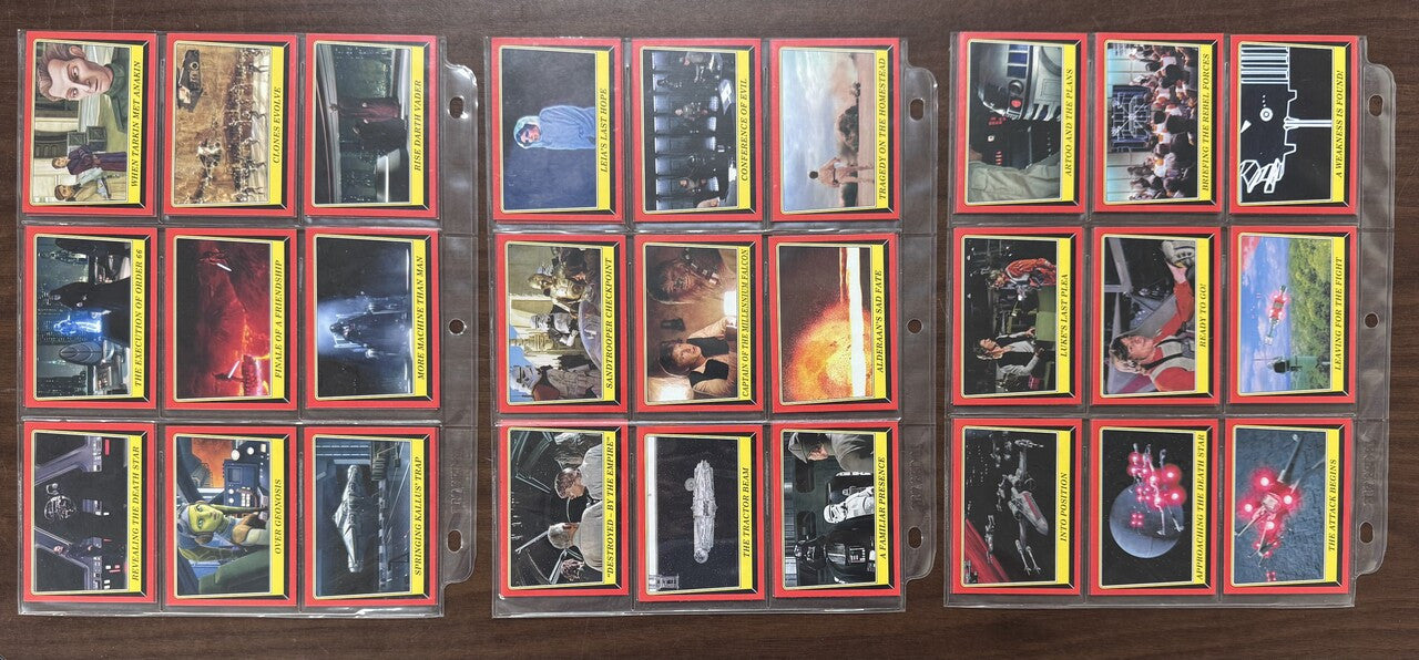 2016 Topps Star Wars Rogue One Mission Briefing Complete Set (110) W/ Inserts