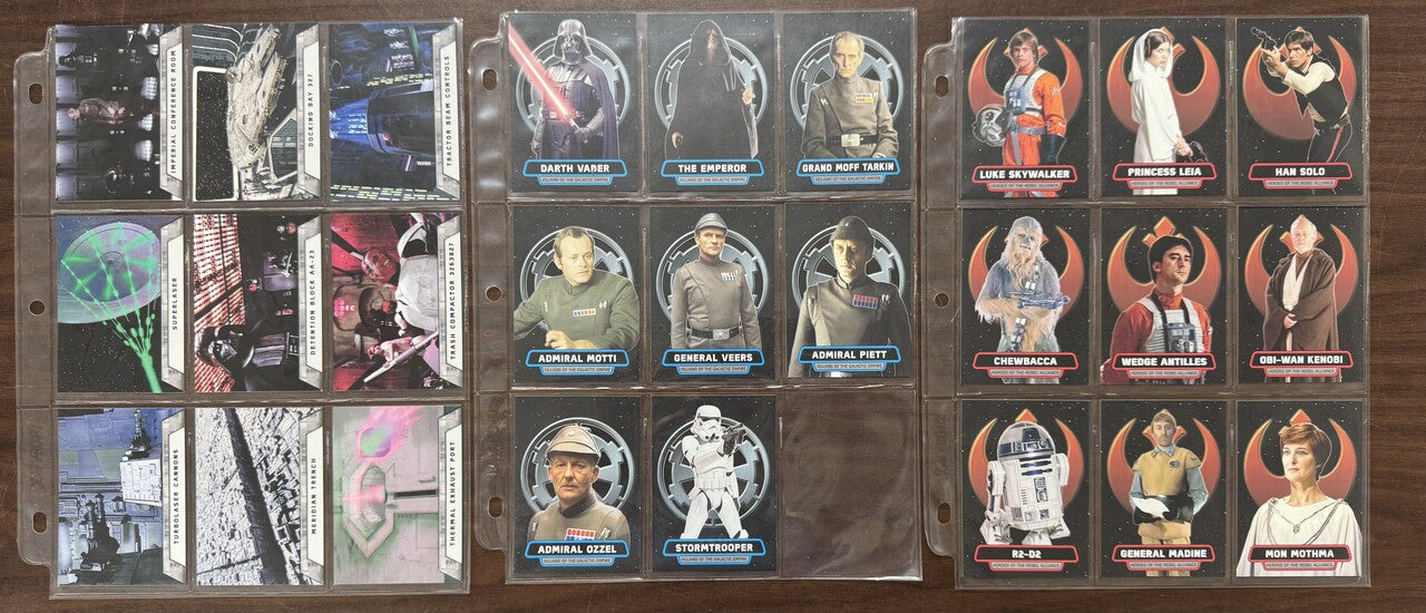 2016 Topps Star Wars Rogue One Mission Briefing Complete Set (110) W/ Inserts
