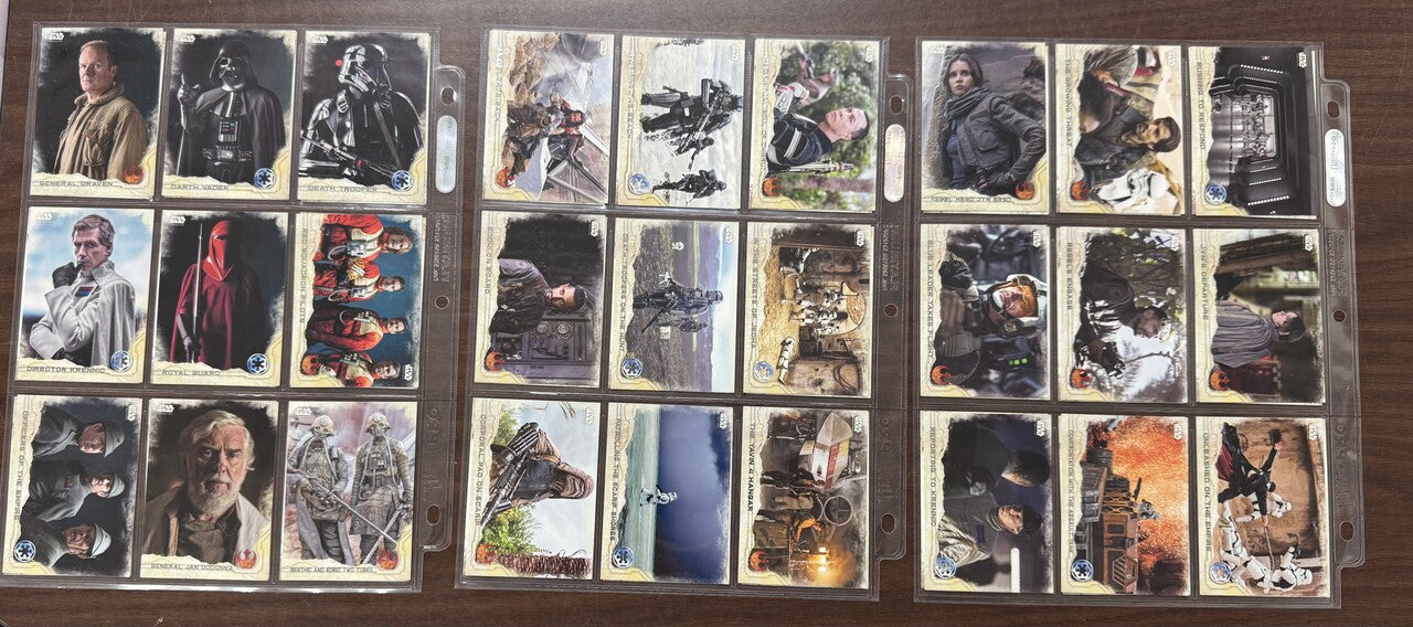 2016 Topps Star Wars Rogue One Series 1 Complete Set (90) W/ Inserts