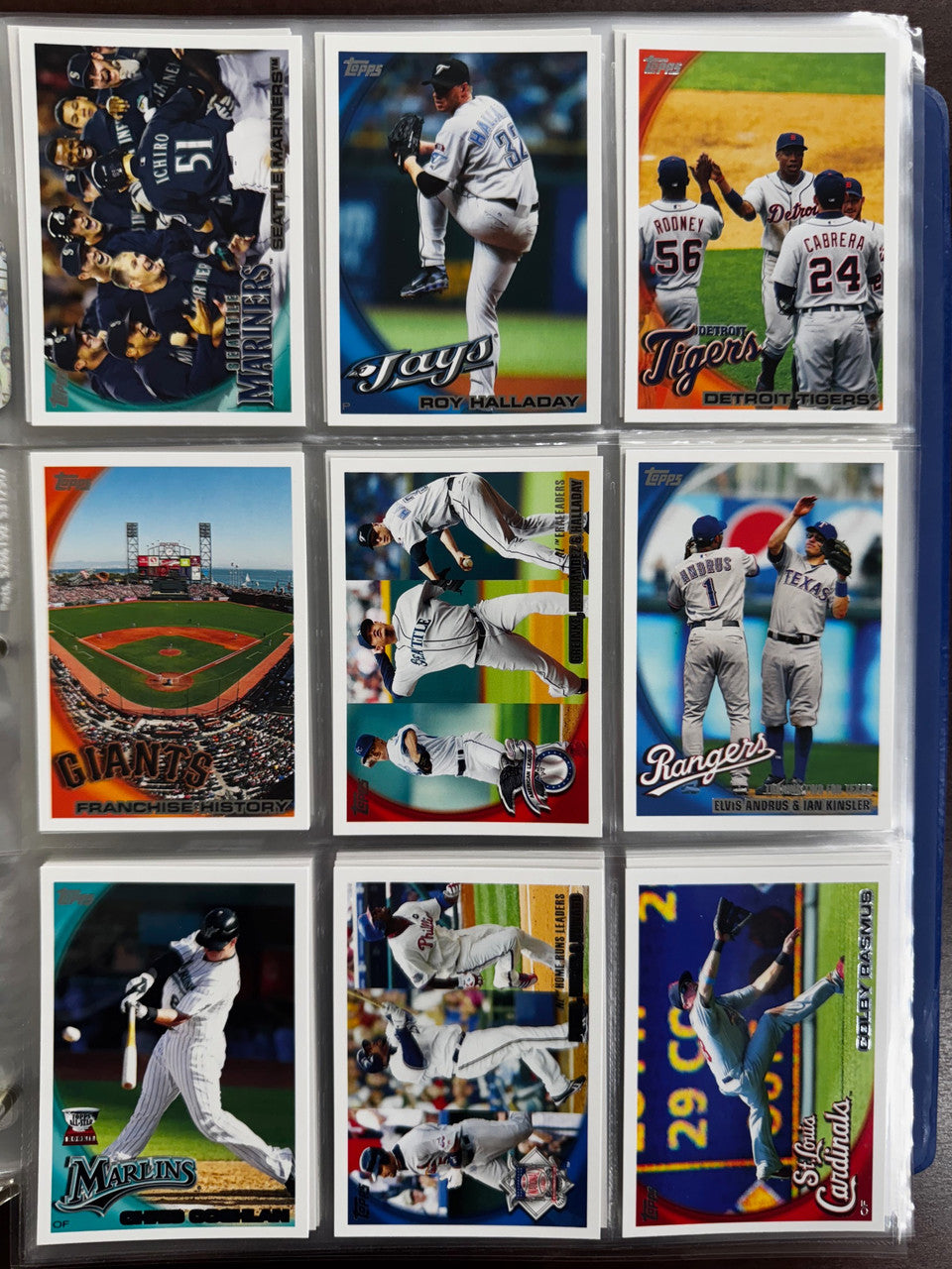 2010 Topps Baseball Complete Set (661) Posey Strasburg RC