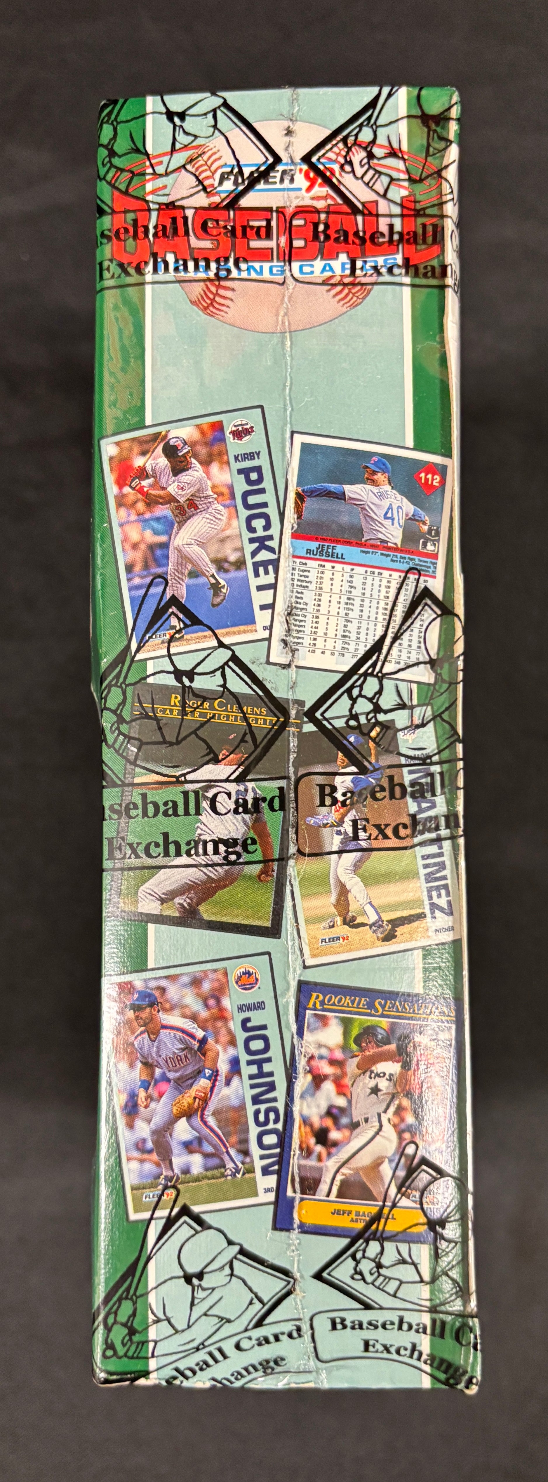 1992 Fleer Baseball Jumbo Box BBCE Wrapped/Sealed FASC