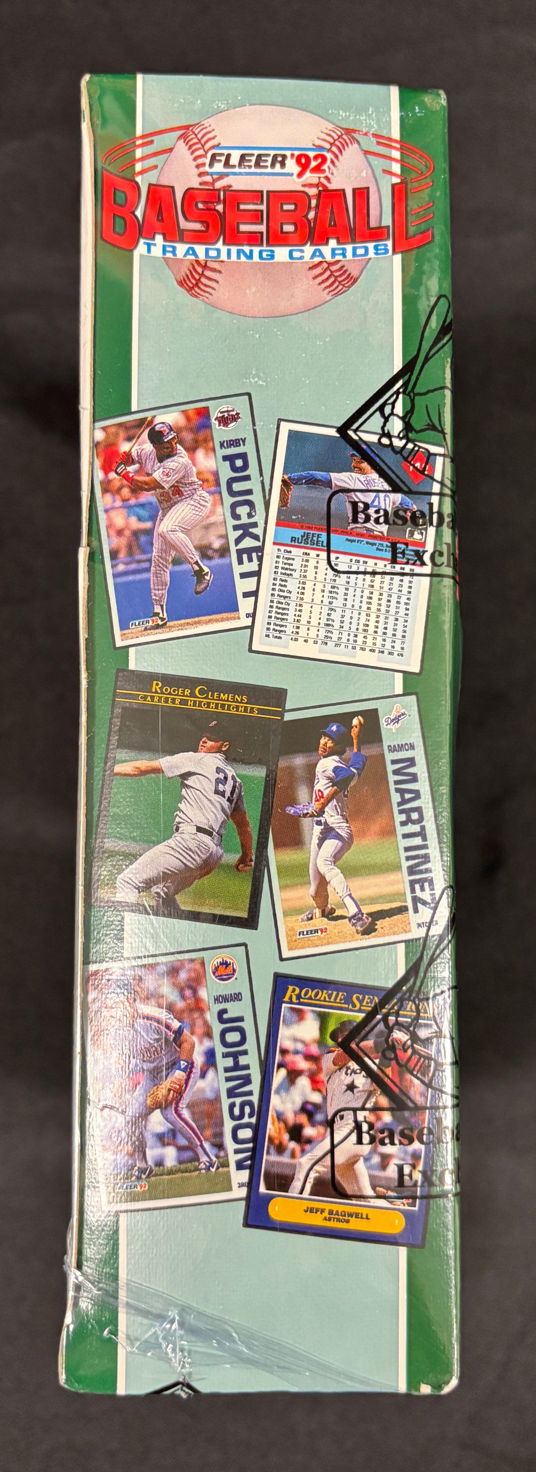 1992 Fleer Baseball Jumbo Box BBCE Wrapped/Sealed FASC