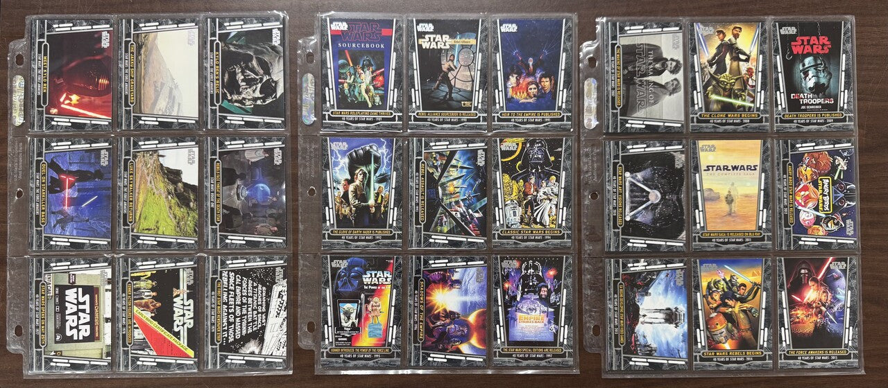 2017 Topps Star Wars 40th Anniversary Complete Set (200)