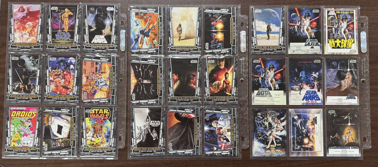 2017 Topps Star Wars 40th Anniversary Complete Set (200)