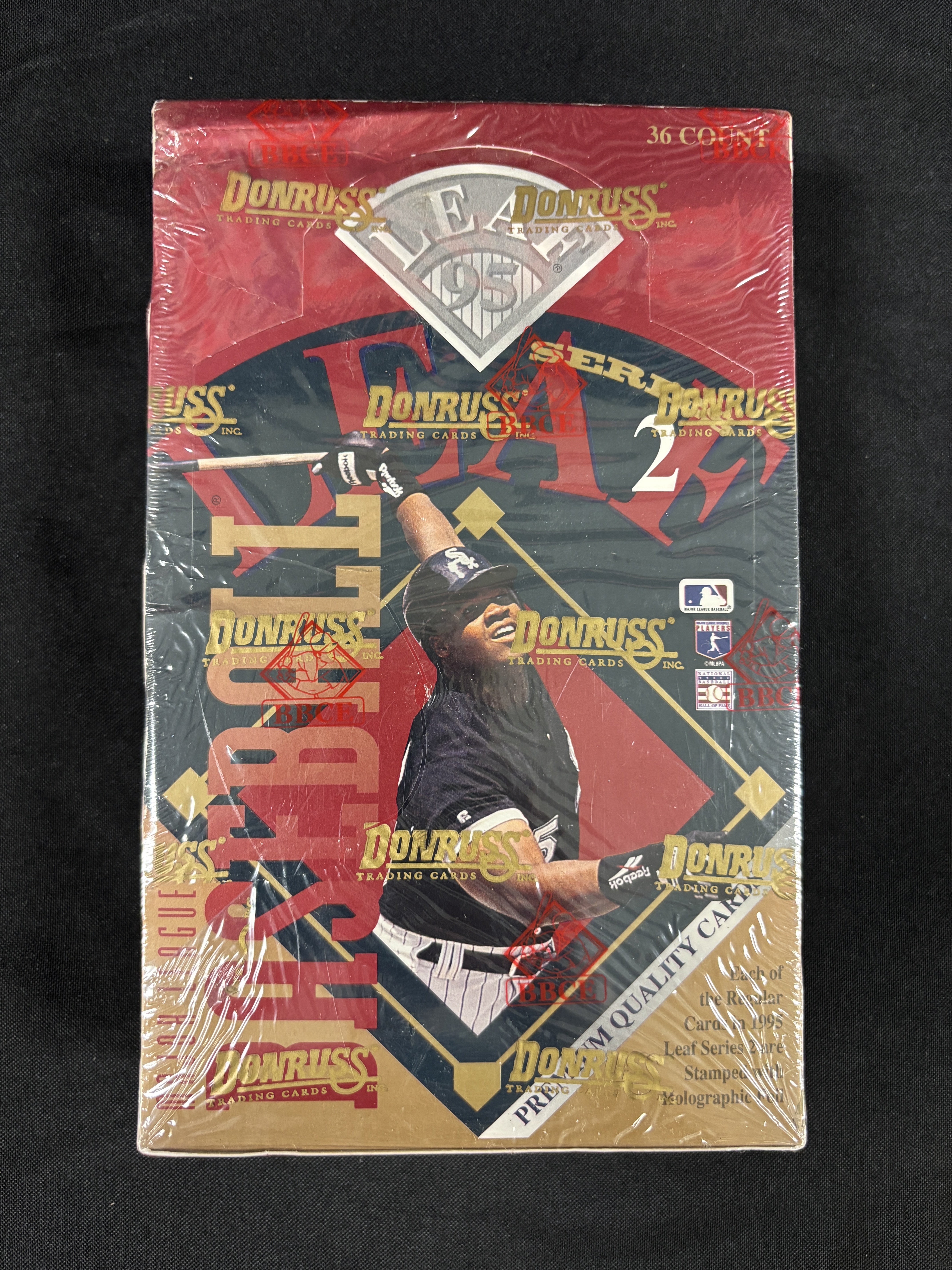 1995 Leaf Series Two Baseball Retail Box Factory Sealed BBCE Wrapped