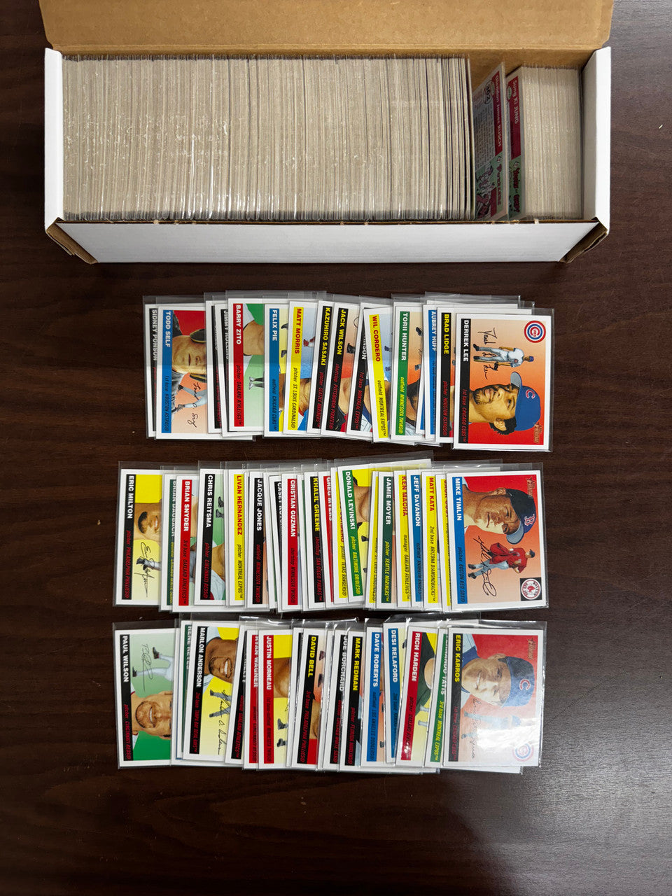 2004 Topps Heritage Baseball Complete Base Set 1-397