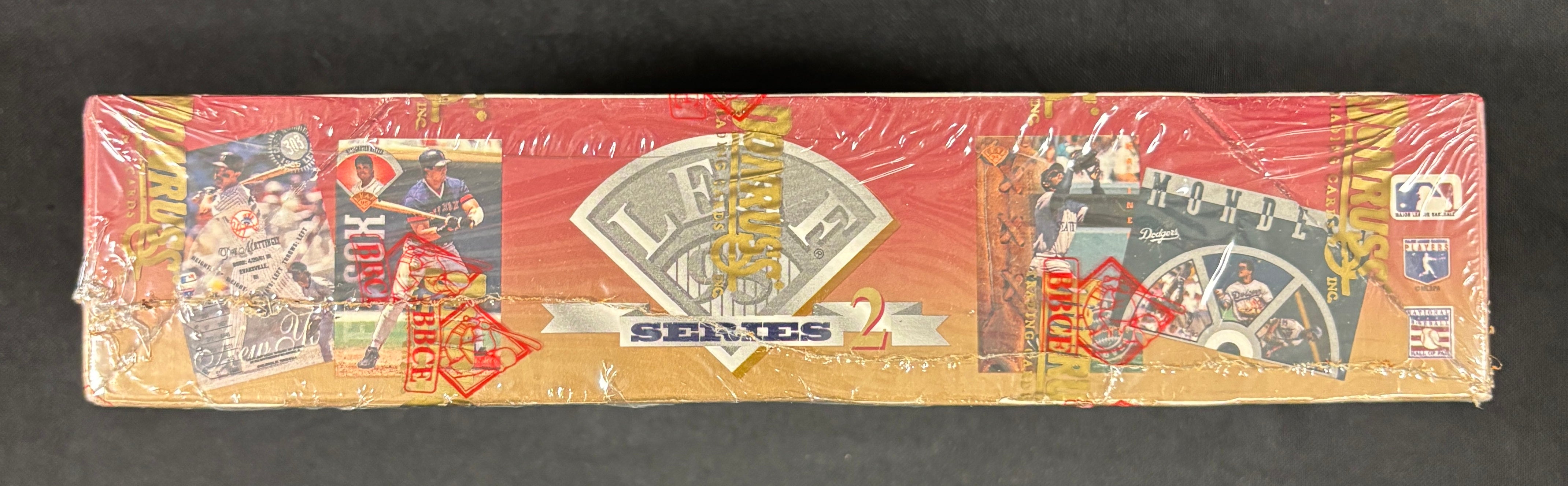 1995 Leaf Series Two Baseball Retail Box Factory Sealed BBCE Wrapped