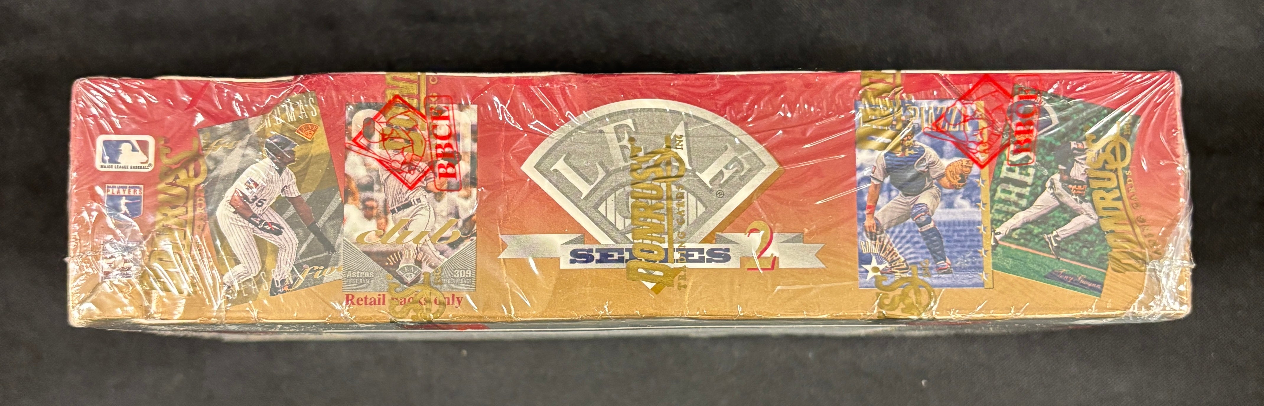 1995 Leaf Series Two Baseball Retail Box Factory Sealed BBCE Wrapped
