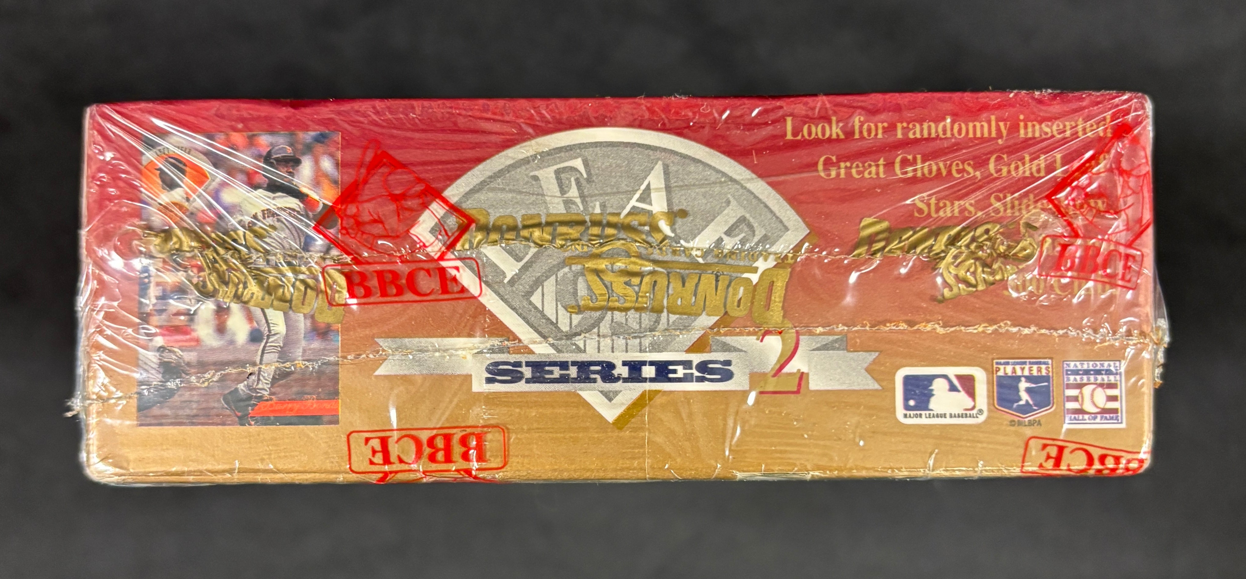 1995 Leaf Series Two Baseball Retail Box Factory Sealed BBCE Wrapped