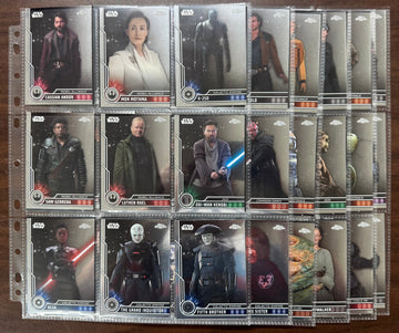 2023 Topps Chrome Star Wars Complete Set (100)