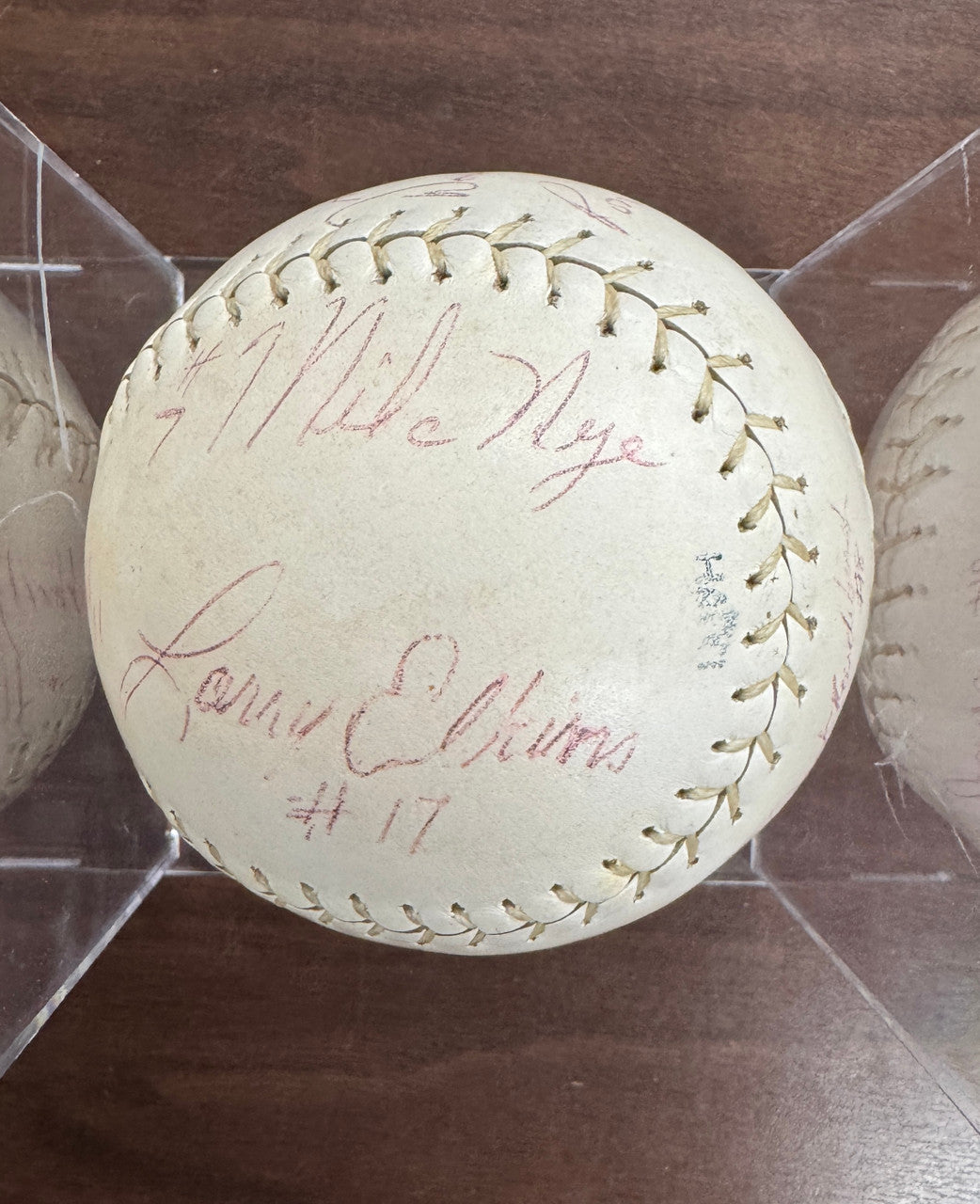 1977 Detroit Caesars Official Signed Autographed Softball - Cash, Northrup JSA