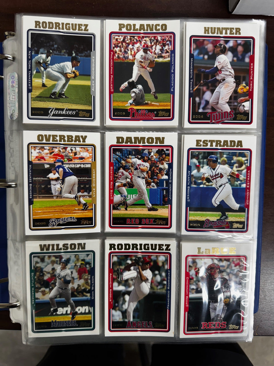 2005 Topps Baseball Complete Set (734) Verlander RC