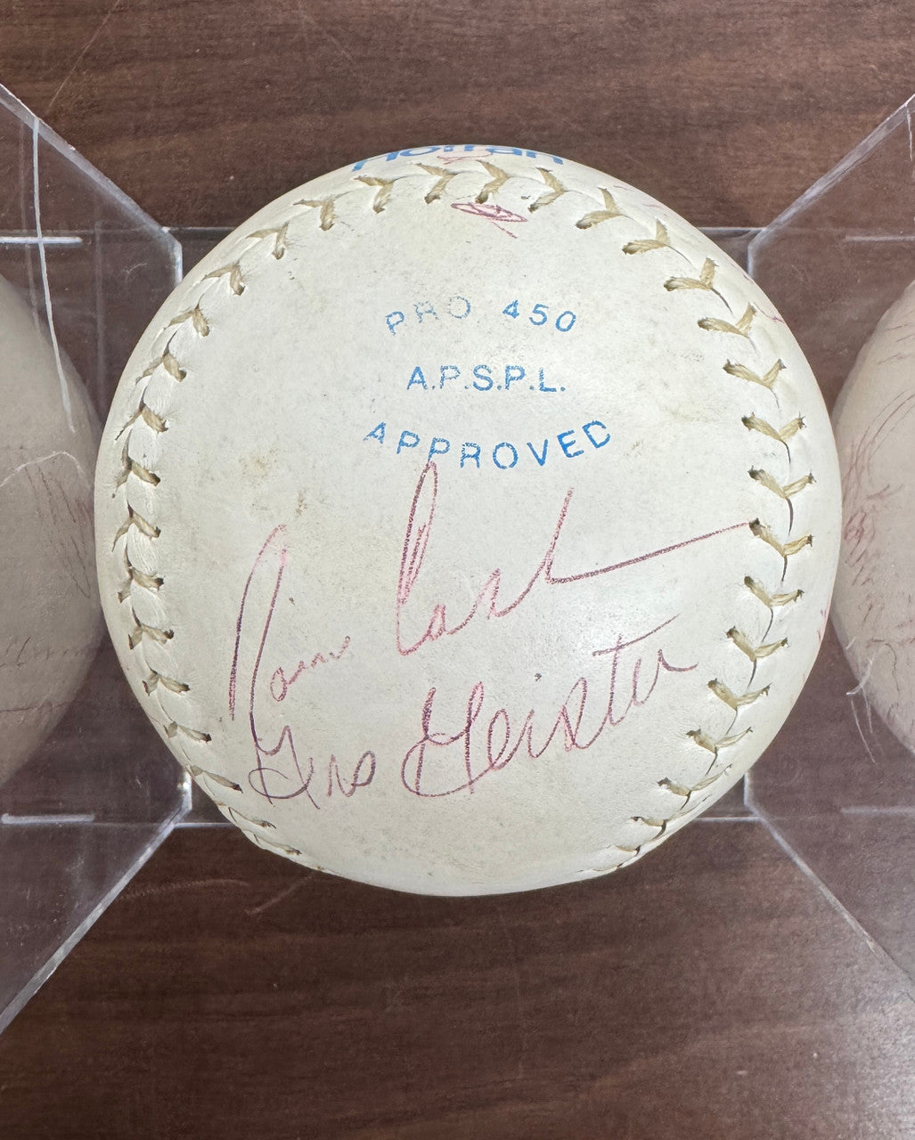 1977 Detroit Caesars Official Signed Autographed Softball - Cash, Northrup JSA
