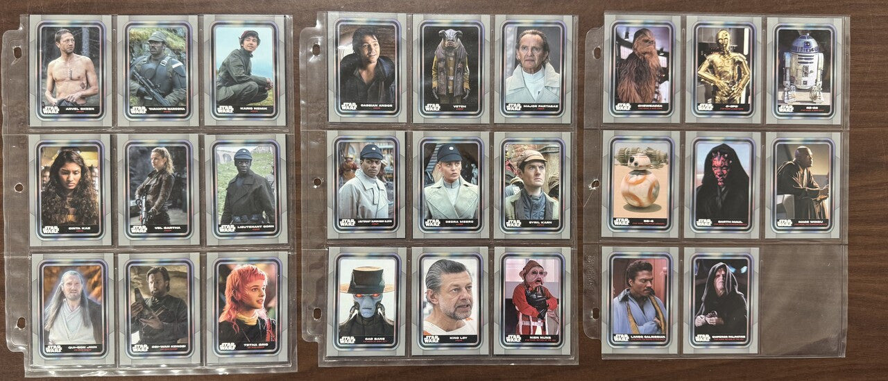 2023 Topps Star Wars Flagship Complete Set (100)