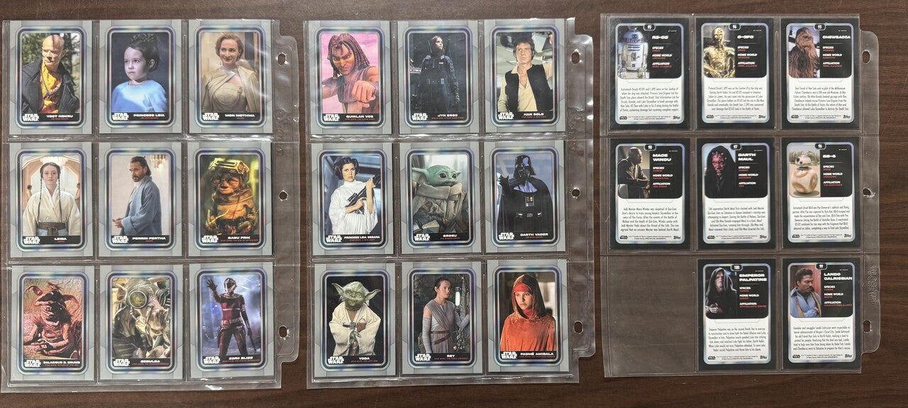 2023 Topps Star Wars Flagship Complete Set (100)