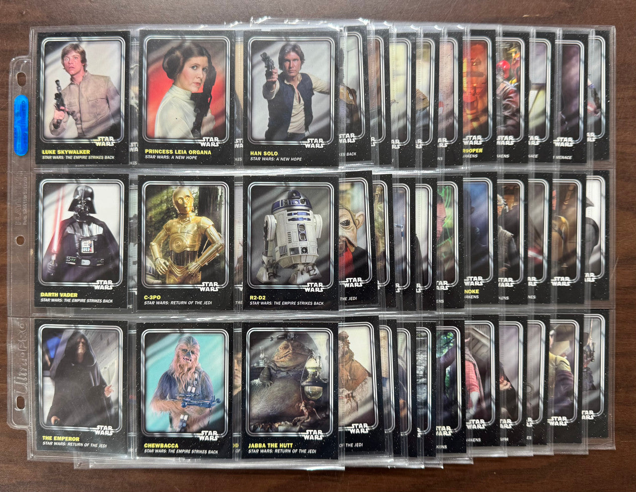 2016 Topps Star Wars Card Trader Complete Set (100)