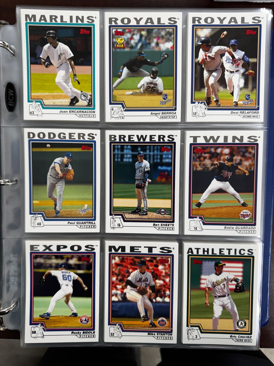 2004 Topps Baseball Complete Set (733) Molina RC