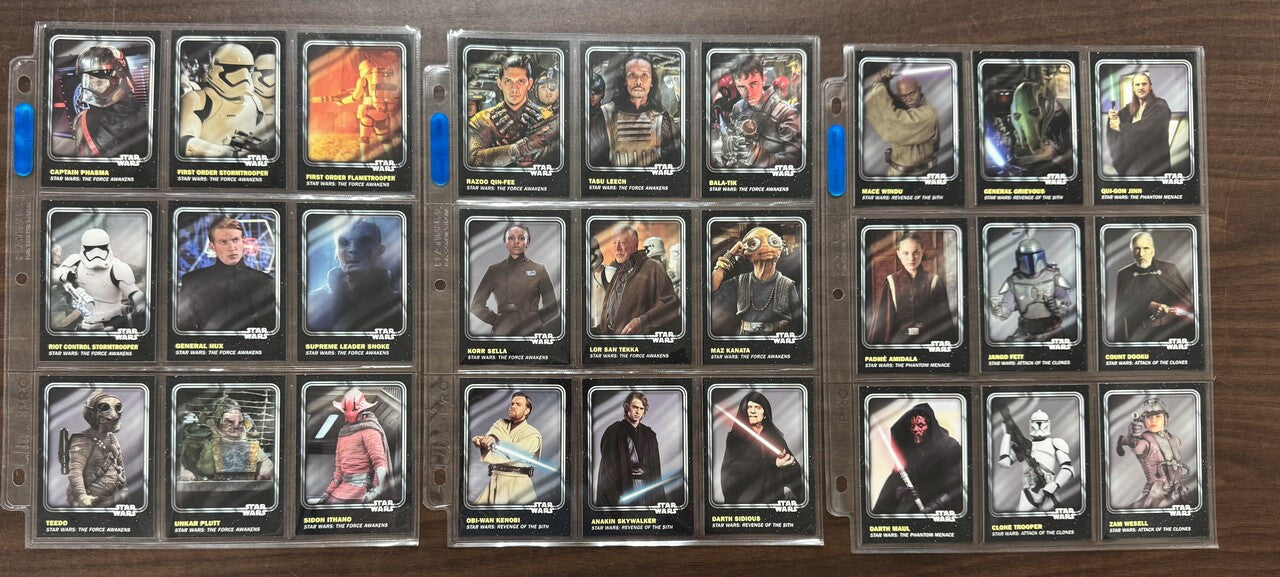 2016 Topps Star Wars Card Trader Complete Set (100)