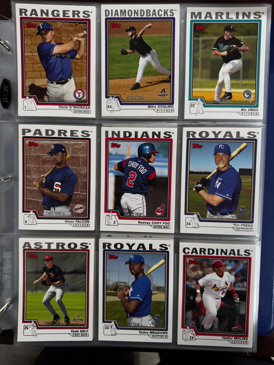 2004 Topps Baseball Complete Set (733) Molina RC