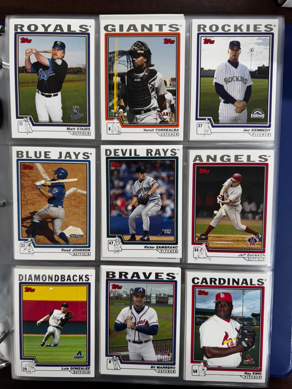 2004 Topps Baseball Complete Set (733) Molina RC