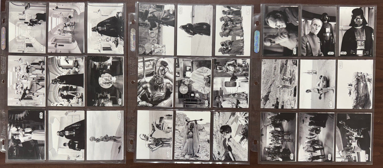2018 Topps Star Wars A New Hope Black and White Complete Set (140)