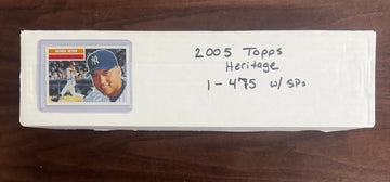 2005 Topps Heritage Baseball Complete Set w/SPs (475)