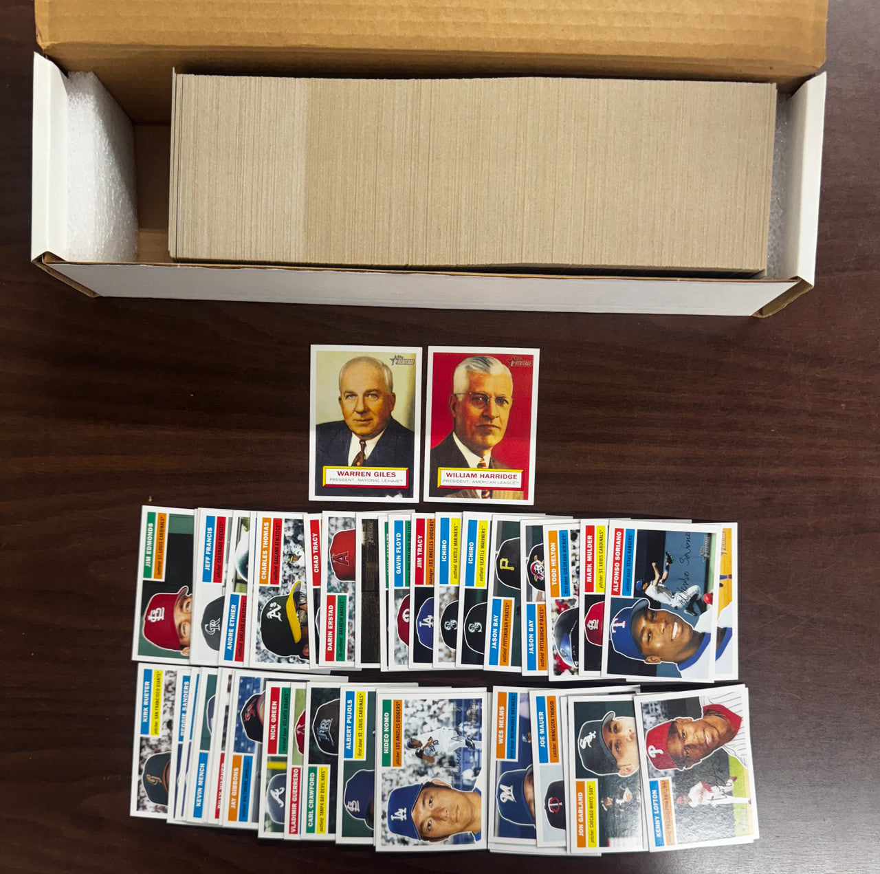 2005 Topps Heritage Baseball Complete Set w/SPs (475)