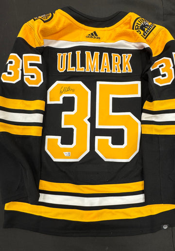 Linus Ullmark Signed Autographed Adidas Boston Bruins Jersey Fantatics Authentic