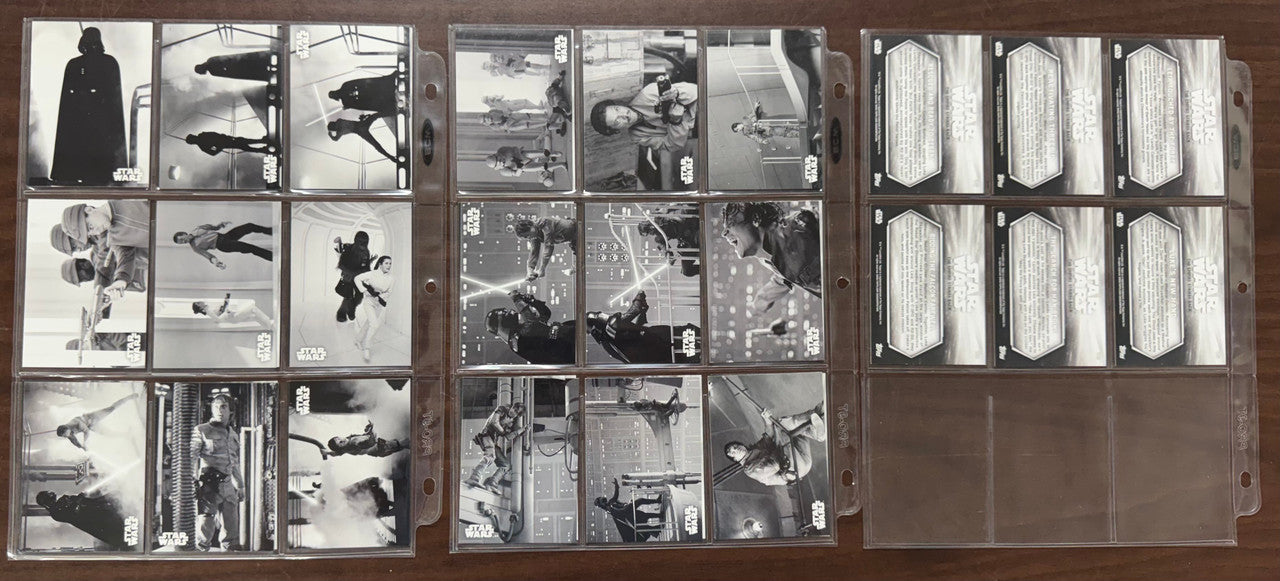 2019 Topps Star Wars Empire Strikes Back Black and White Complete Set (150)