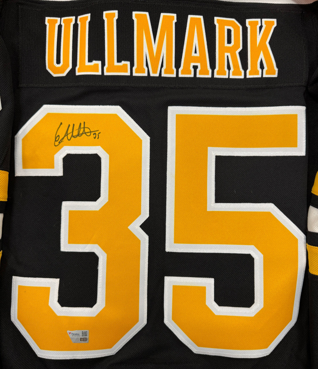 Linus Ullmark Signed Autographed Adidas Boston Bruins Jersey Fantatics Authentic